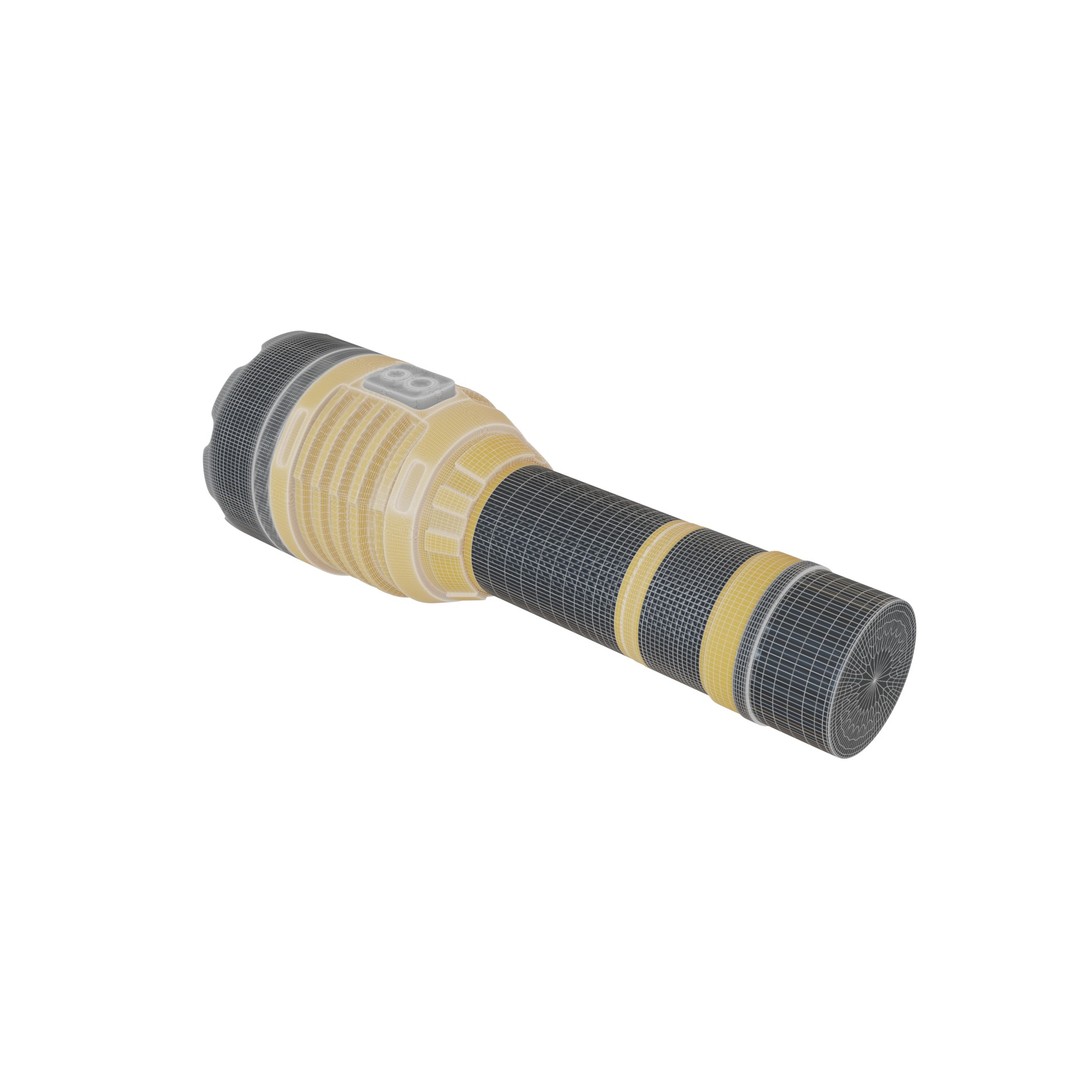 Underwater Flashlight 3D Model – Realistic PBR Asset, FBX - View 5