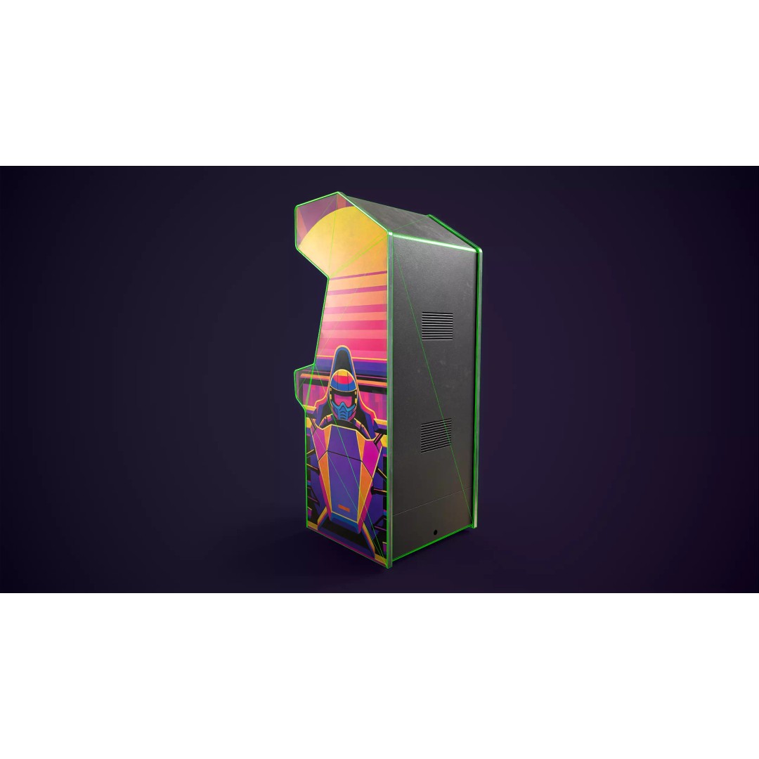 Retro Gaming Machine 3D Model – Low Poly Arcade Asset, FBX, PBR - View 17