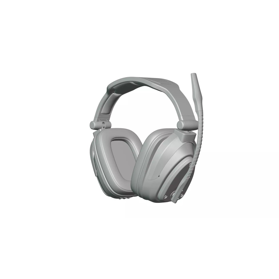 Wireless Gaming Headset 3D Model – PBR Textured Game Asset, FBX - View 18