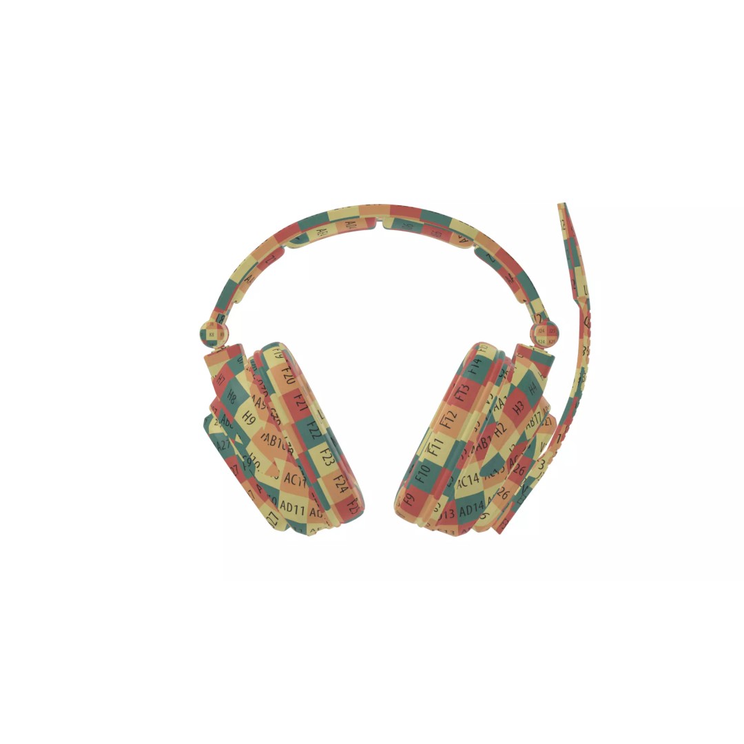 Wireless Gaming Headset 3D Model – PBR Textured Game Asset, FBX - View 19