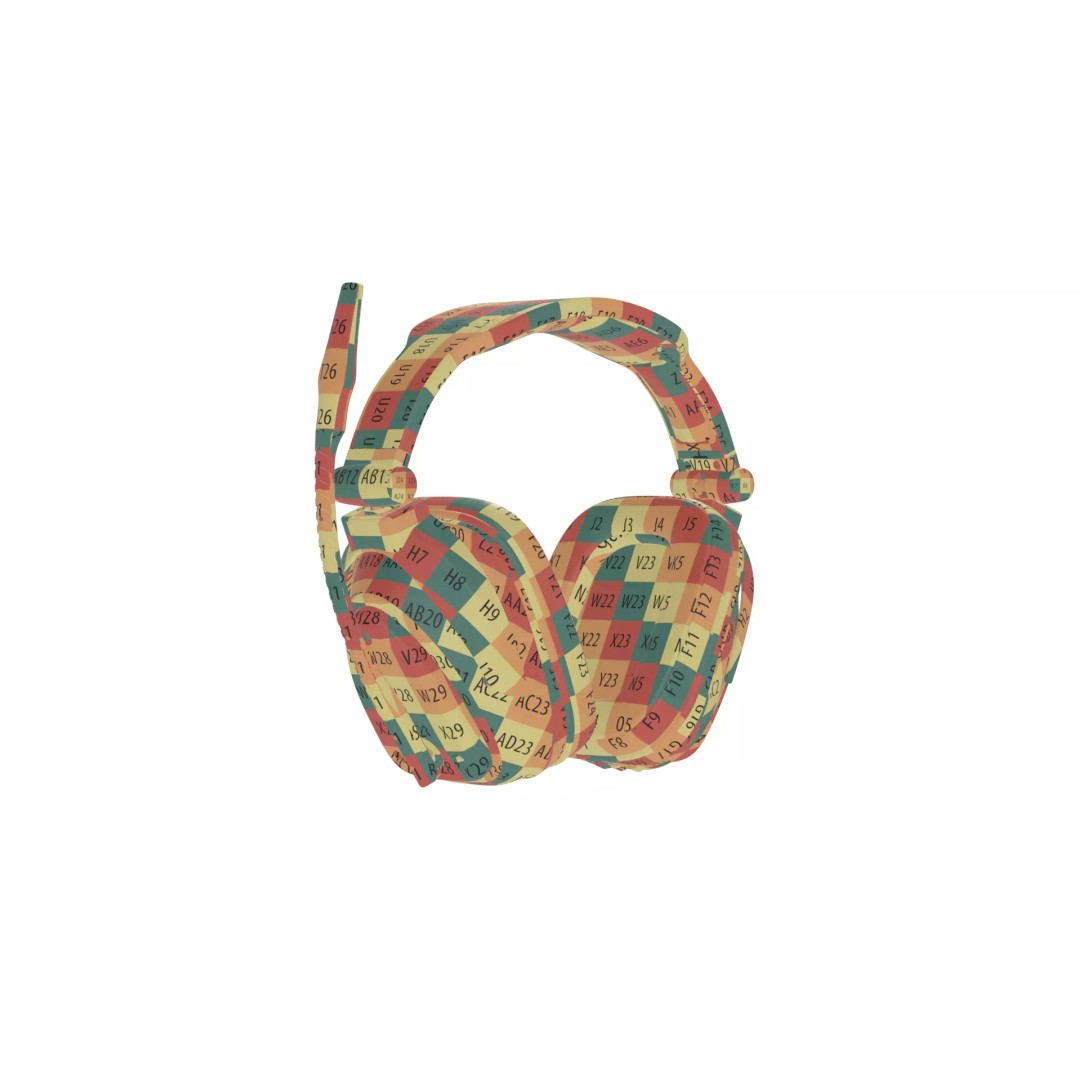 Wireless Gaming Headset 3D Model – PBR Textured Game Asset, FBX - View 24