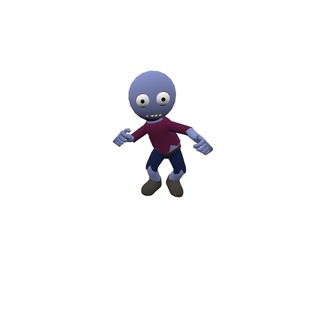 Hyper-Casual Characters 3D Model – Low Poly Rigged Animated Pack - View 10