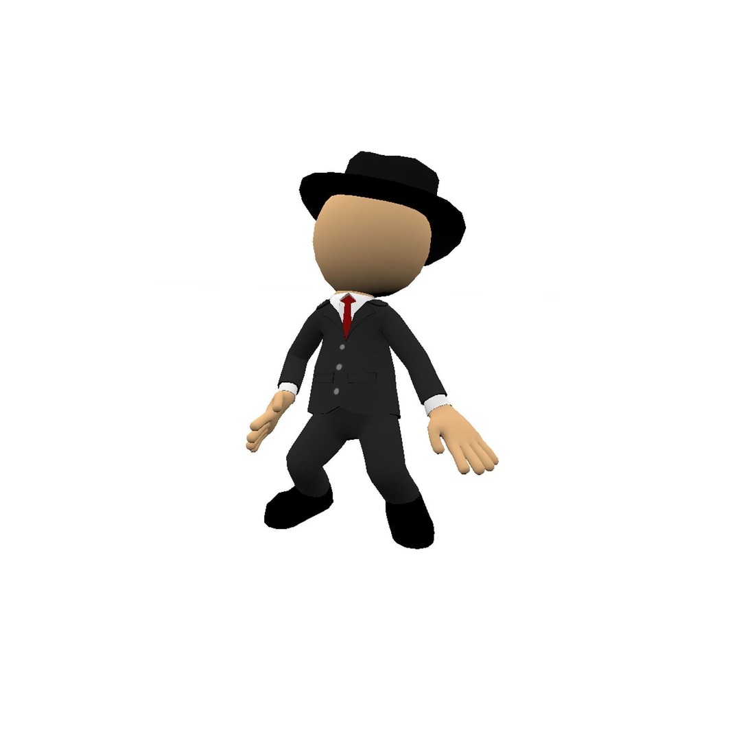 Hyper-Casual Characters 3D Model – Low Poly Rigged Animated Pack - View 15