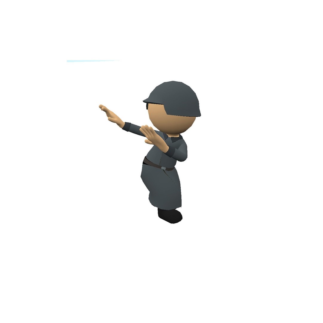Hyper-Casual Characters 3D Model – Low Poly Rigged Animated Pack - View 18