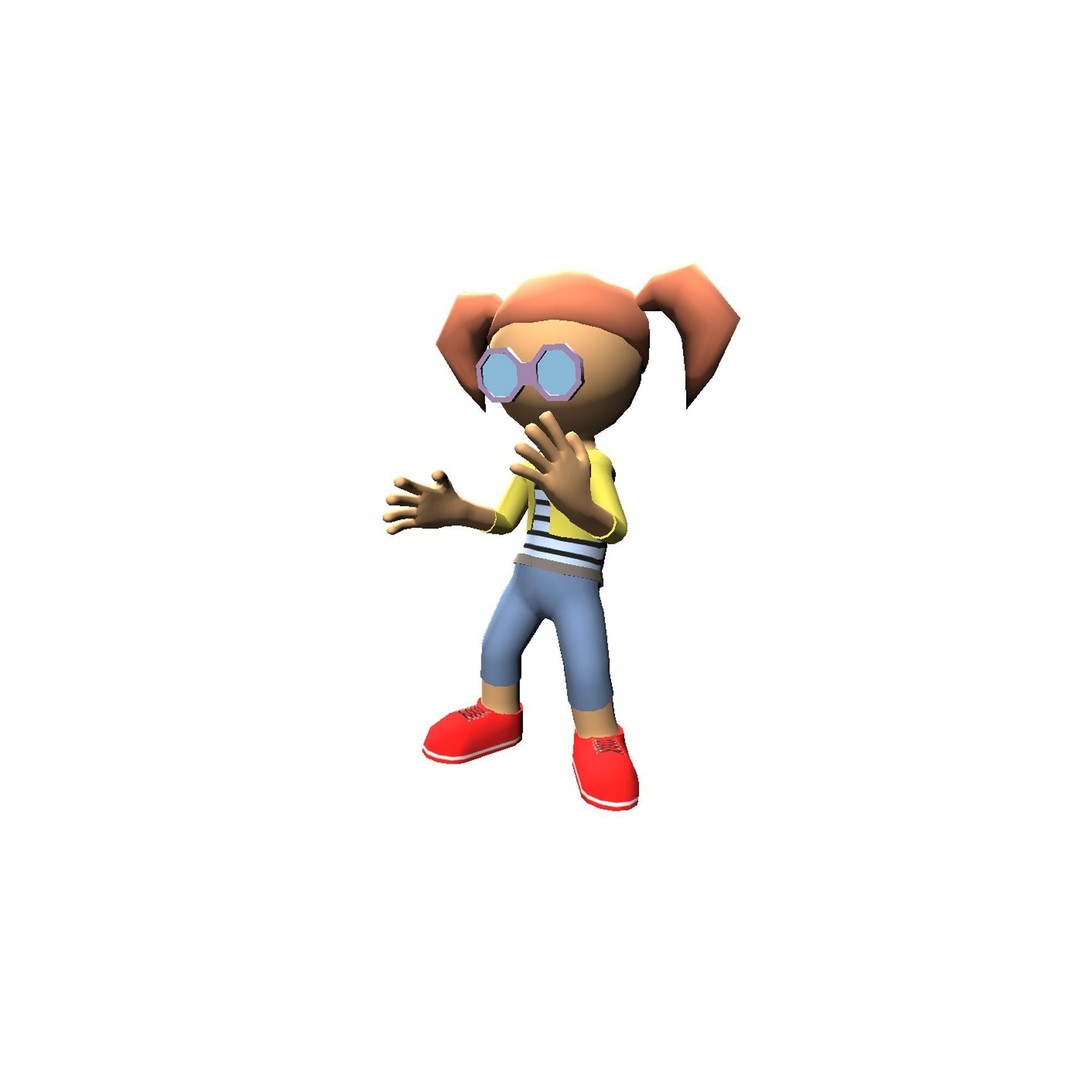 Hyper-Casual Characters 3D Model – Low Poly Rigged Animated Pack - View 24