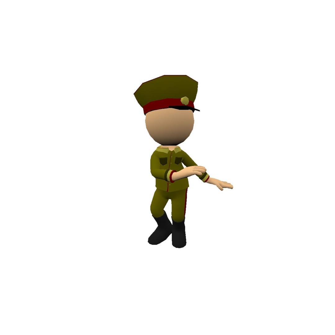 Hyper-Casual Characters 3D Model – Low Poly Rigged Animated Pack - View 25