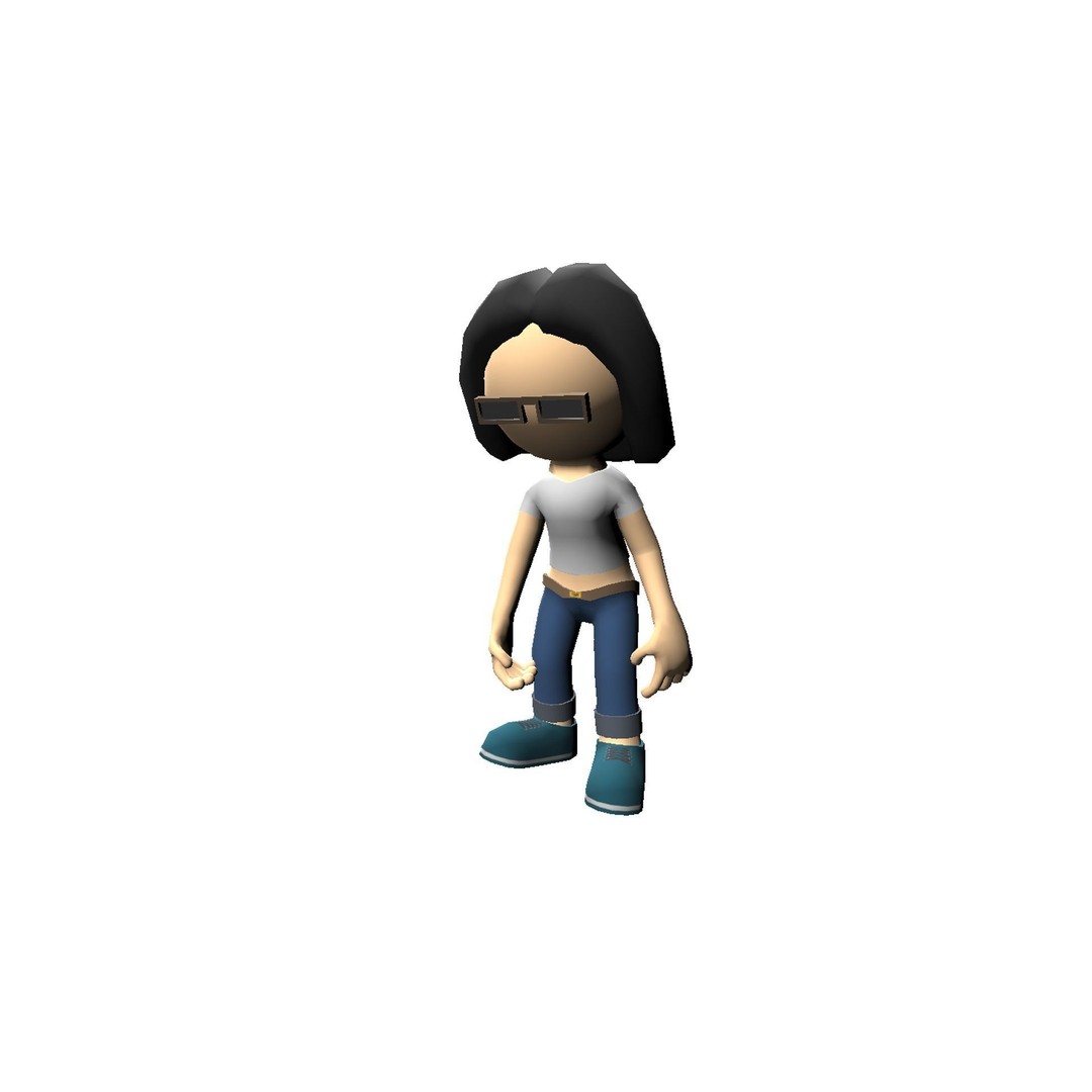 Hyper-Casual Characters 3D Model – Low Poly Rigged Animated Pack - View 29