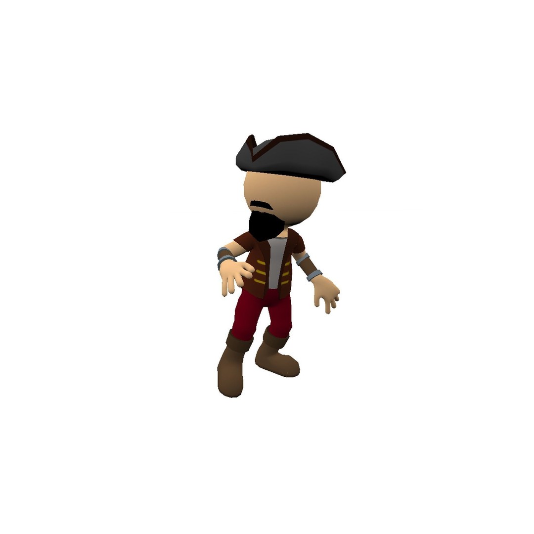 Hyper-Casual Characters 3D Model – Low Poly Rigged Animated Pack - View 31