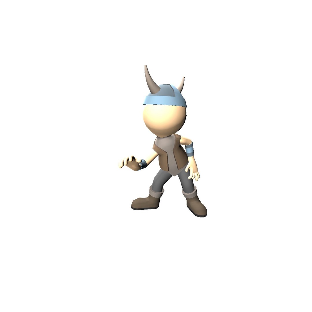 Hyper-Casual Characters 3D Model – Low Poly Rigged Animated Pack - View 33