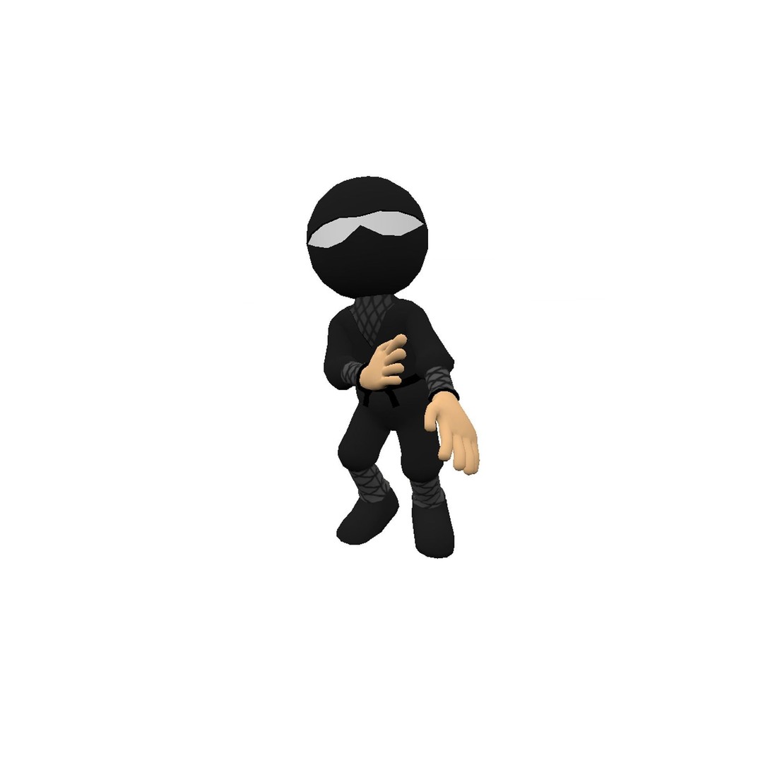 Hyper-Casual Characters 3D Model – Low Poly Rigged Animated Pack - View 36