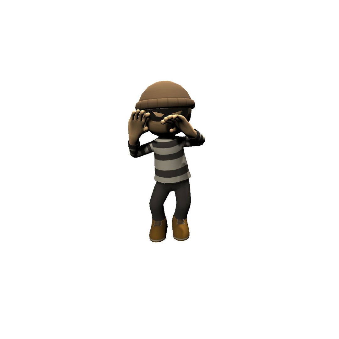 Hyper-Casual Characters 3D Model – Low Poly Rigged Animated Pack - View 37