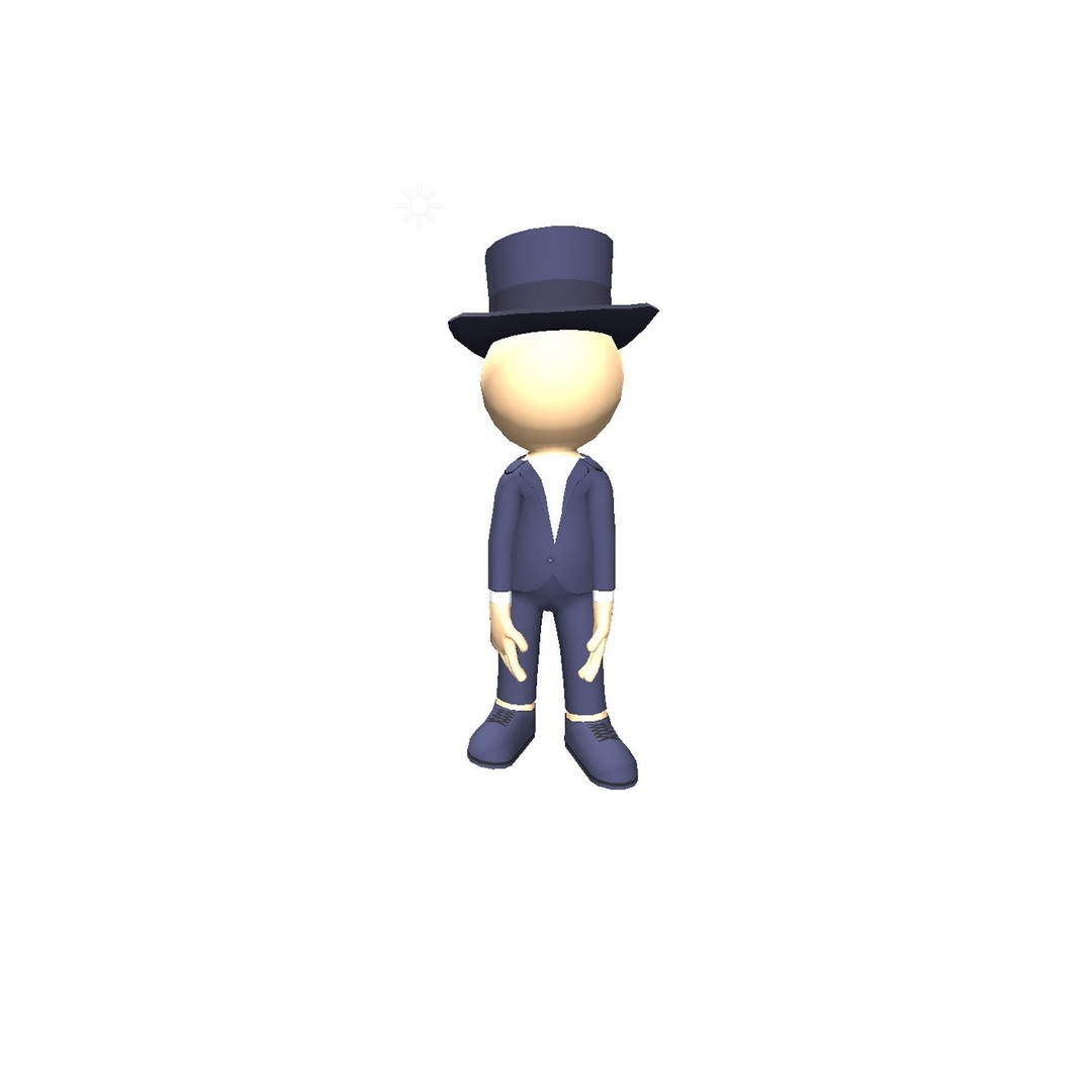 Hyper-Casual Characters 3D Model – Low Poly Rigged Animated Pack - View 38