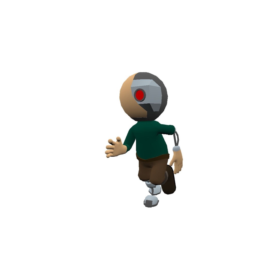 Hyper-Casual Characters 3D Model – Low Poly Rigged Animated Pack - View 41