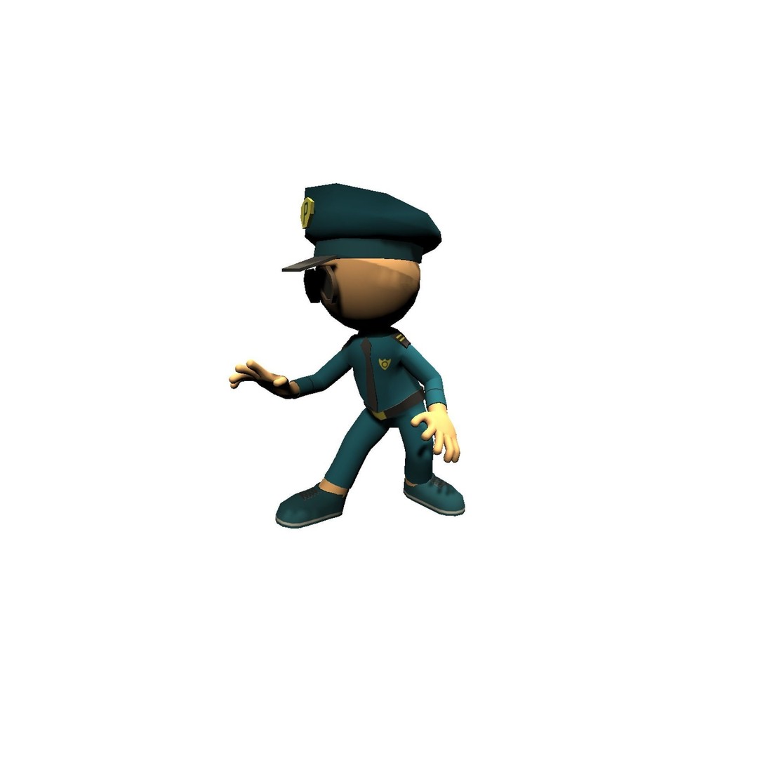Hyper-Casual Characters 3D Model – Low Poly Rigged Animated Pack - View 42