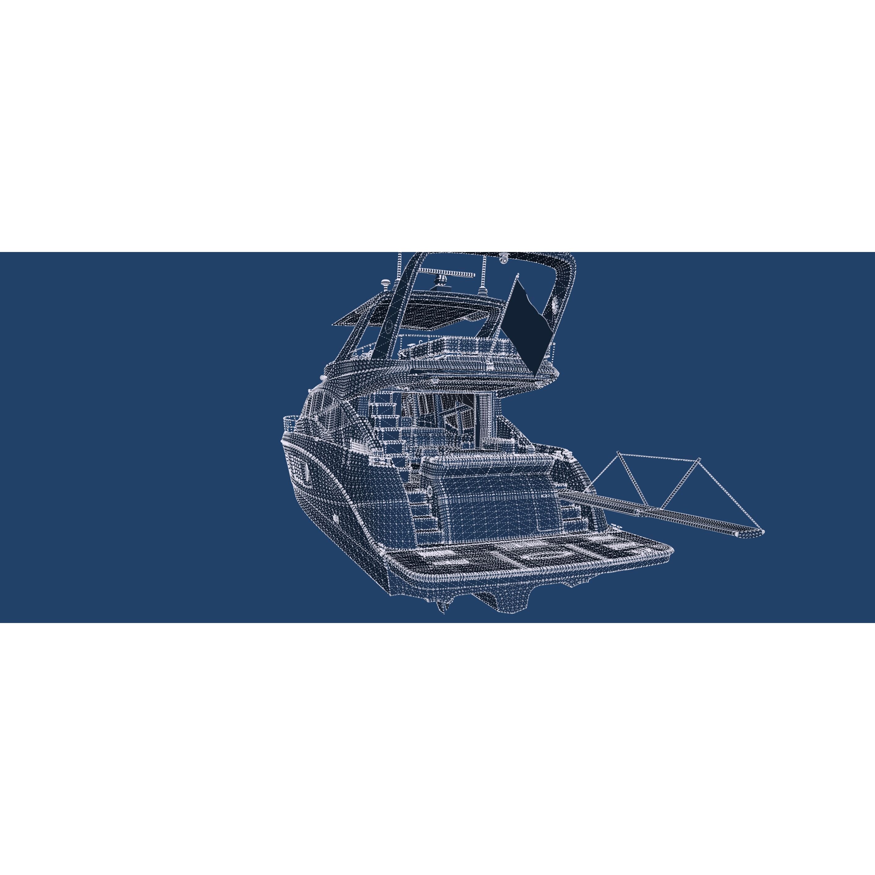 Luxury Yacht - Game-Ready 3D Model