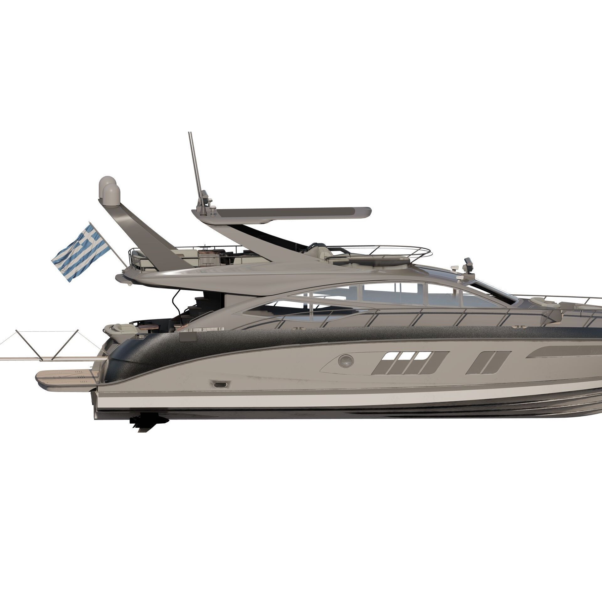 Luxury Yacht - Game-Ready 3D Model - View 17