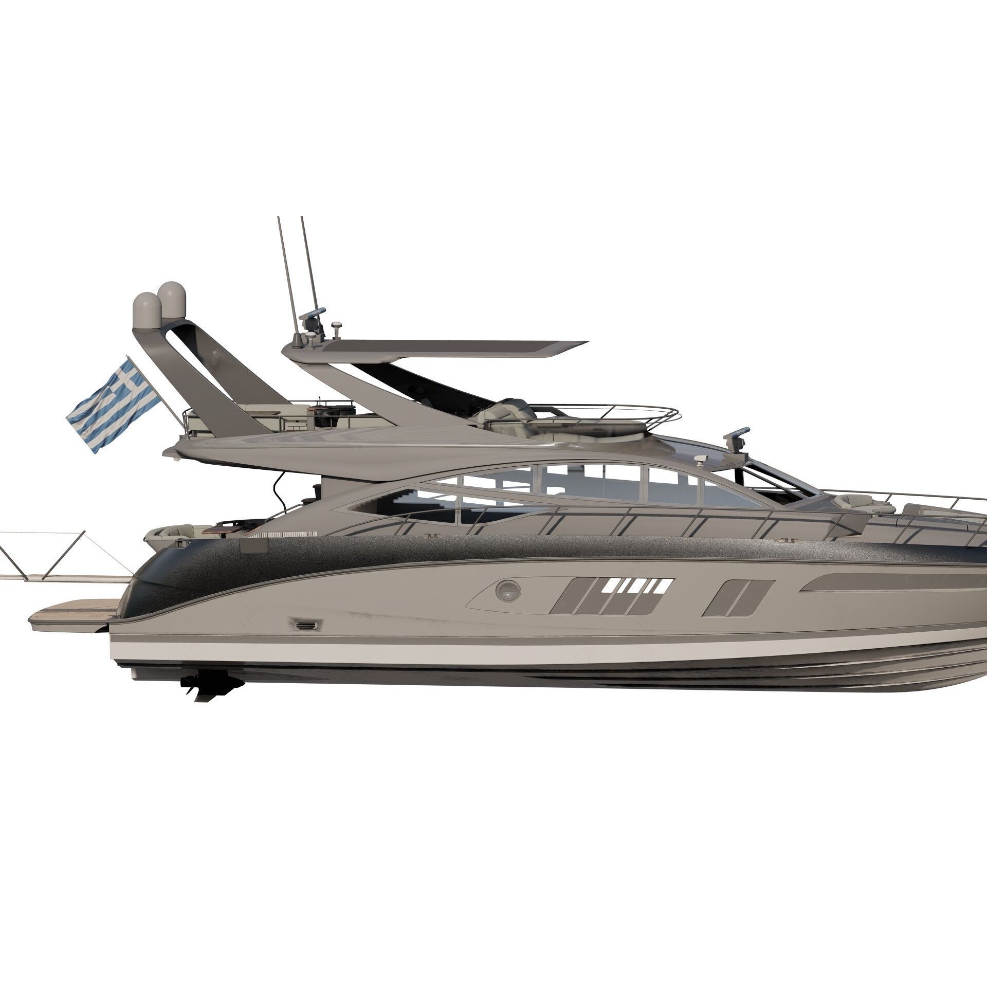 Luxury Yacht - Game-Ready 3D Model - View 18