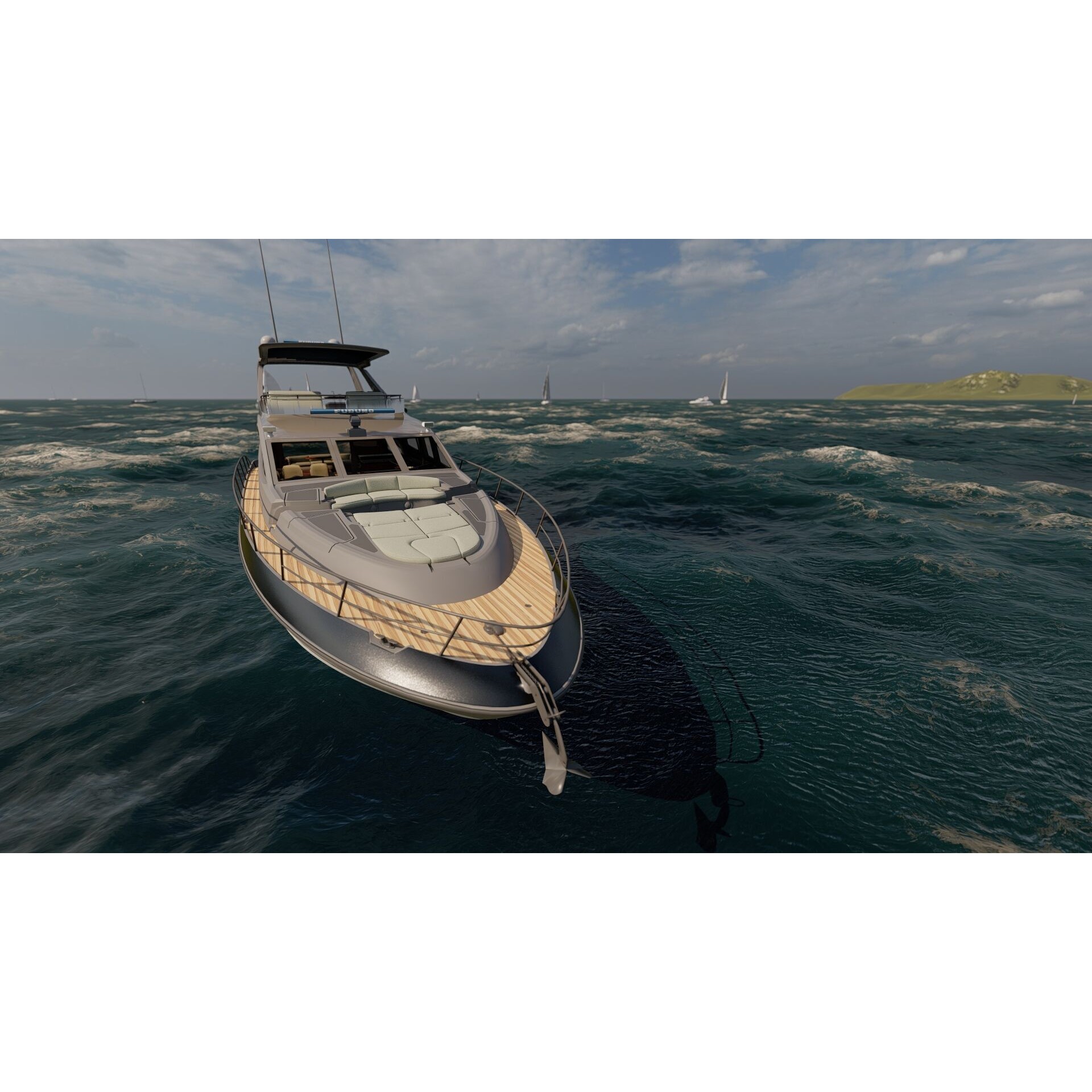 Luxury Yacht - Game-Ready 3D Model - View 27