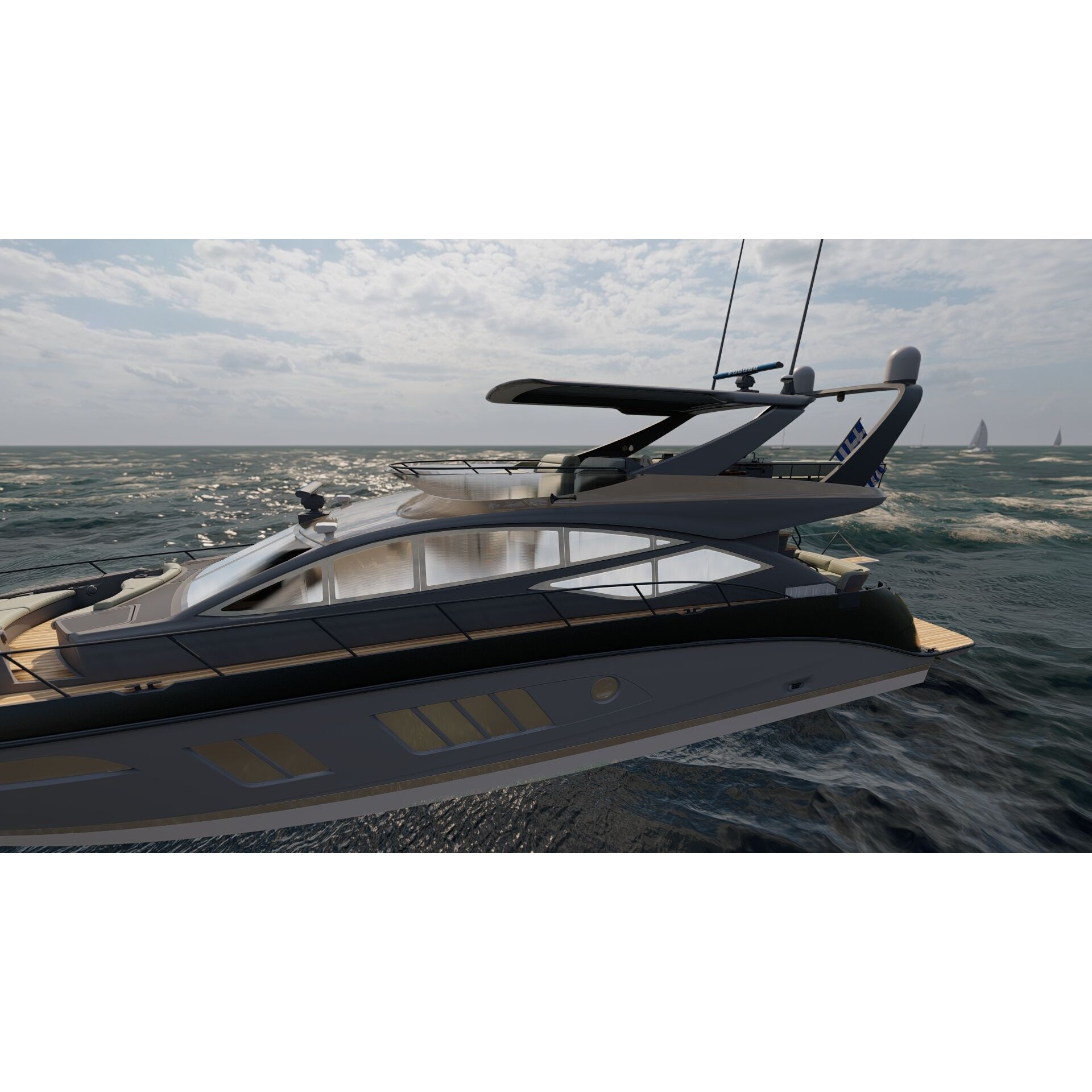 Luxury Yacht - Game-Ready 3D Model - View 28
