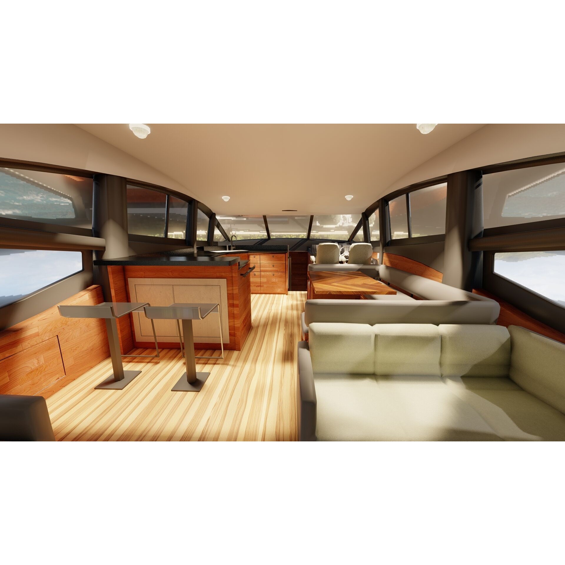 Luxury Yacht - Game-Ready 3D Model - View 32