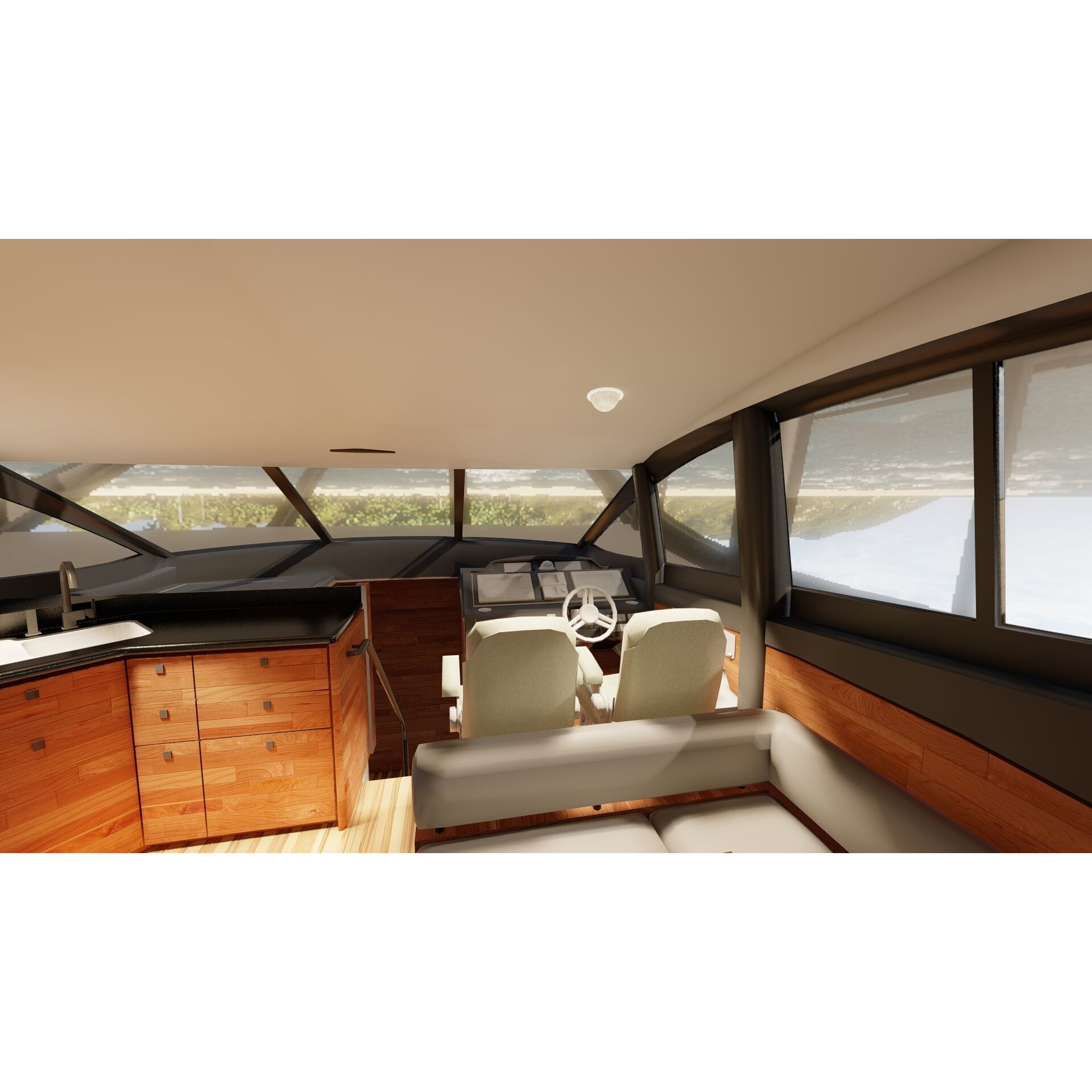 Luxury Yacht - Game-Ready 3D Model - View 33