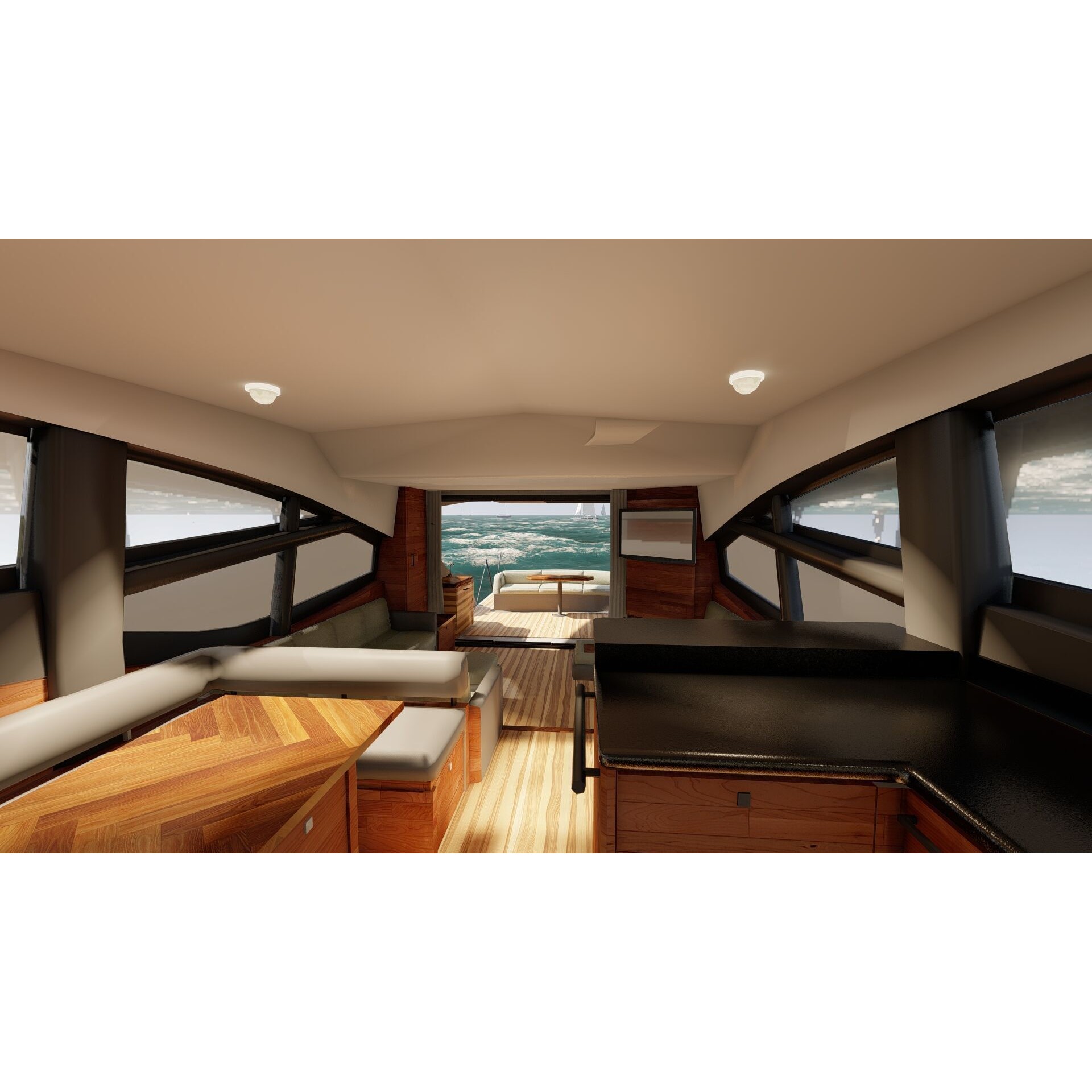 Luxury Yacht - Game-Ready 3D Model - View 35