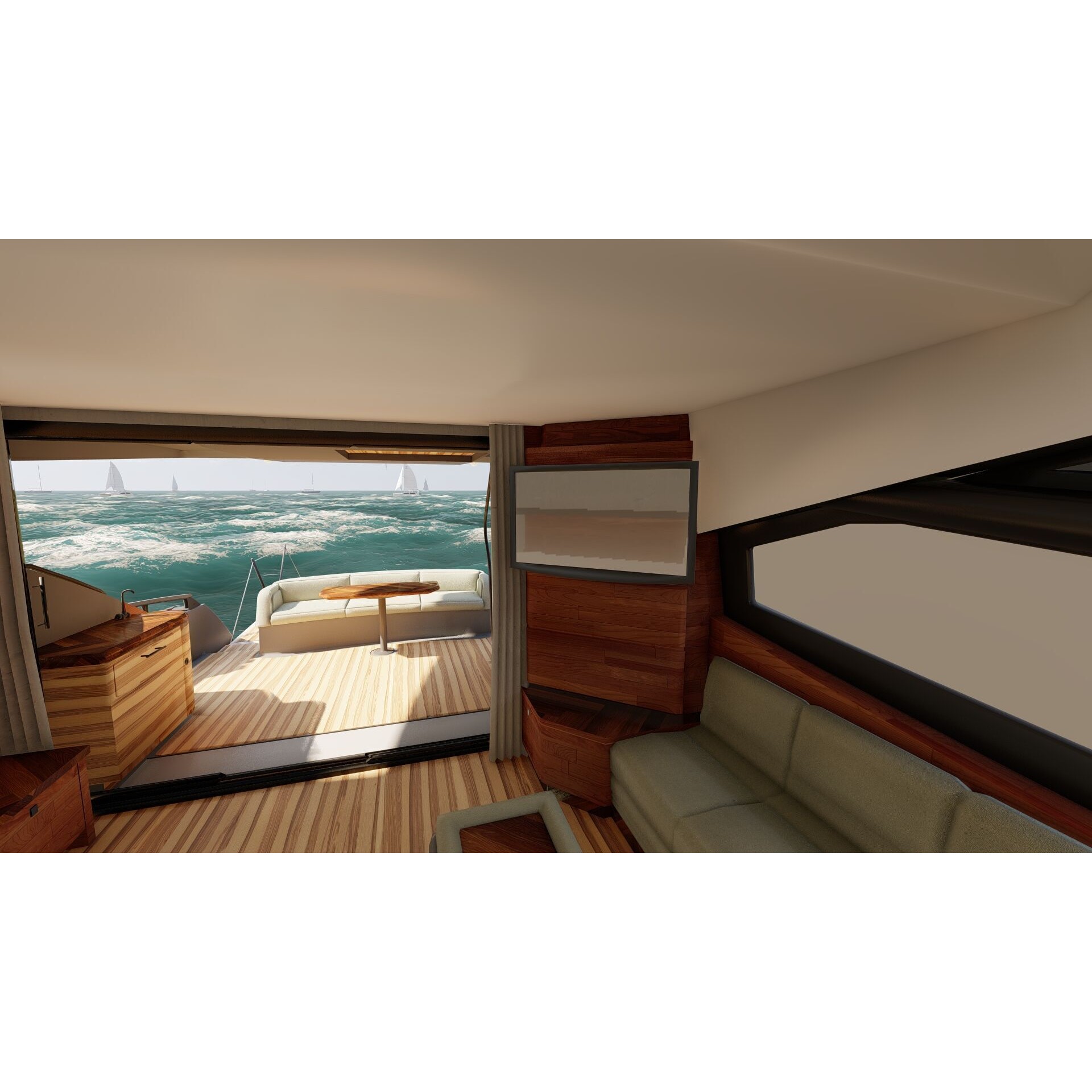 Luxury Yacht - Game-Ready 3D Model - View 36