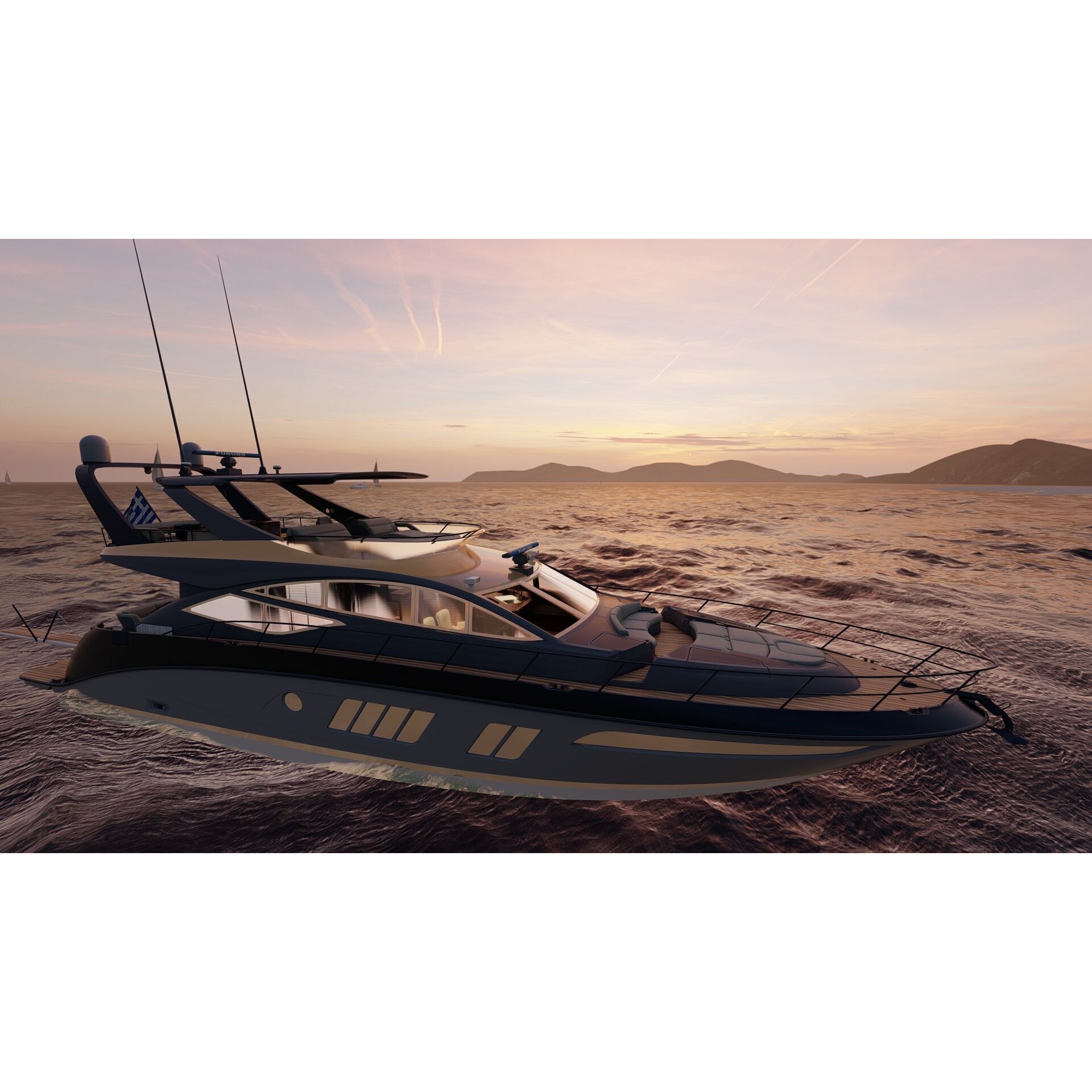 Luxury Yacht - Game-Ready 3D Model - View 41