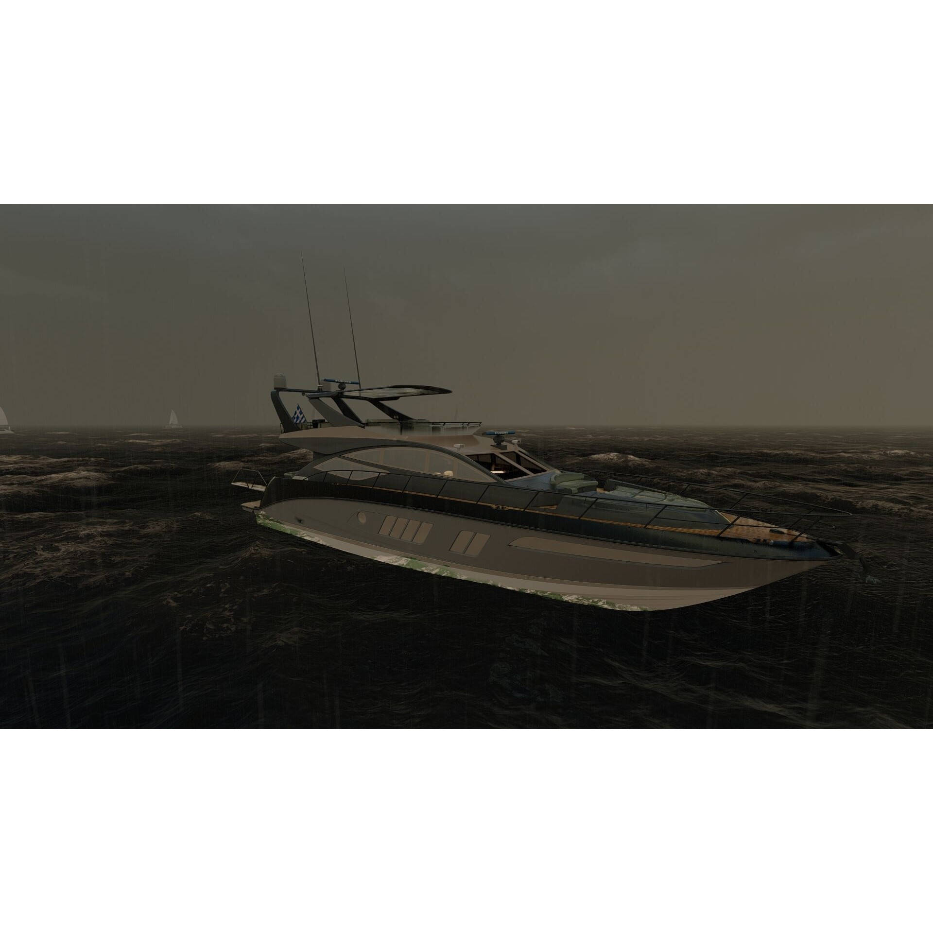 Luxury Yacht - Game-Ready 3D Model - View 42