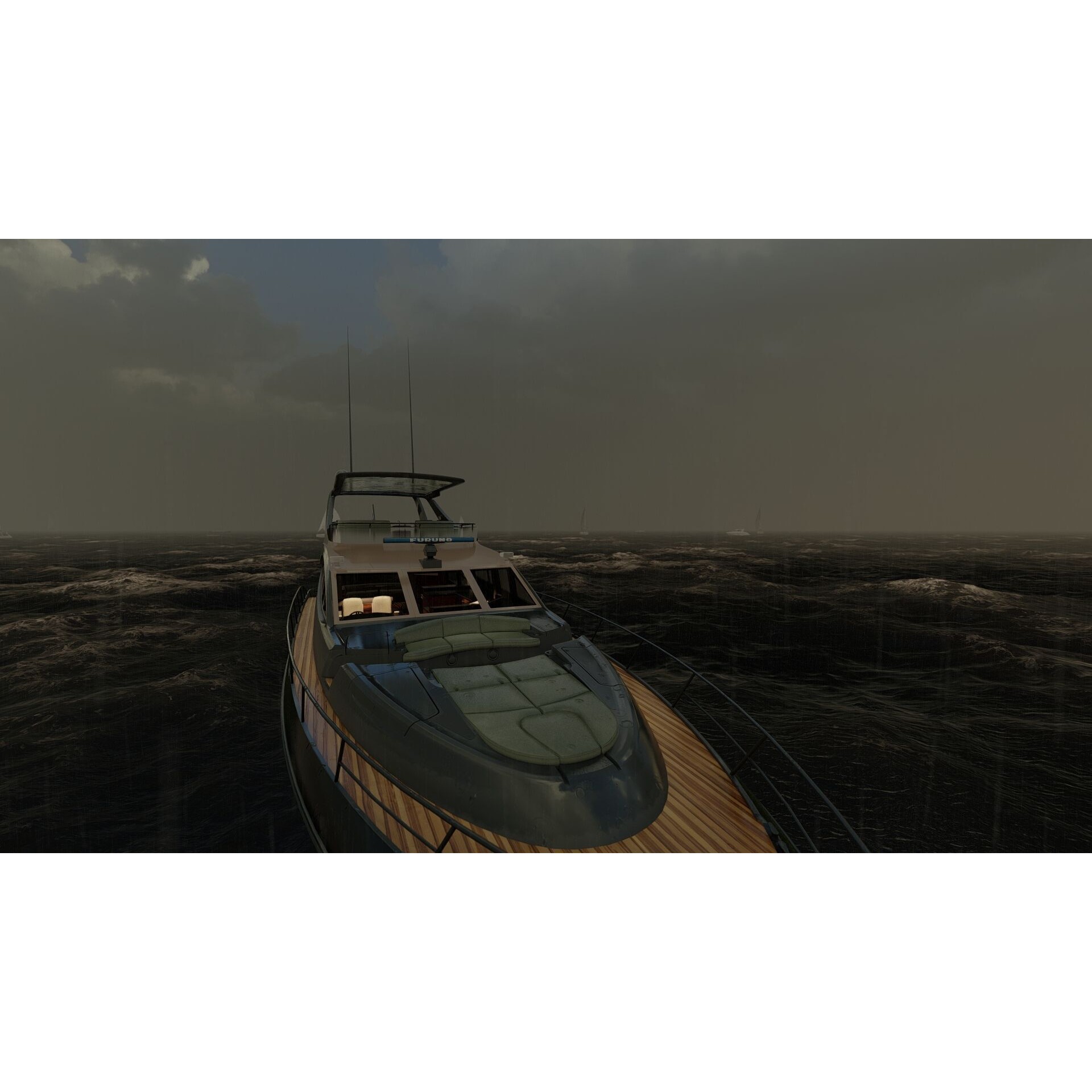 Luxury Yacht - Game-Ready 3D Model - View 43