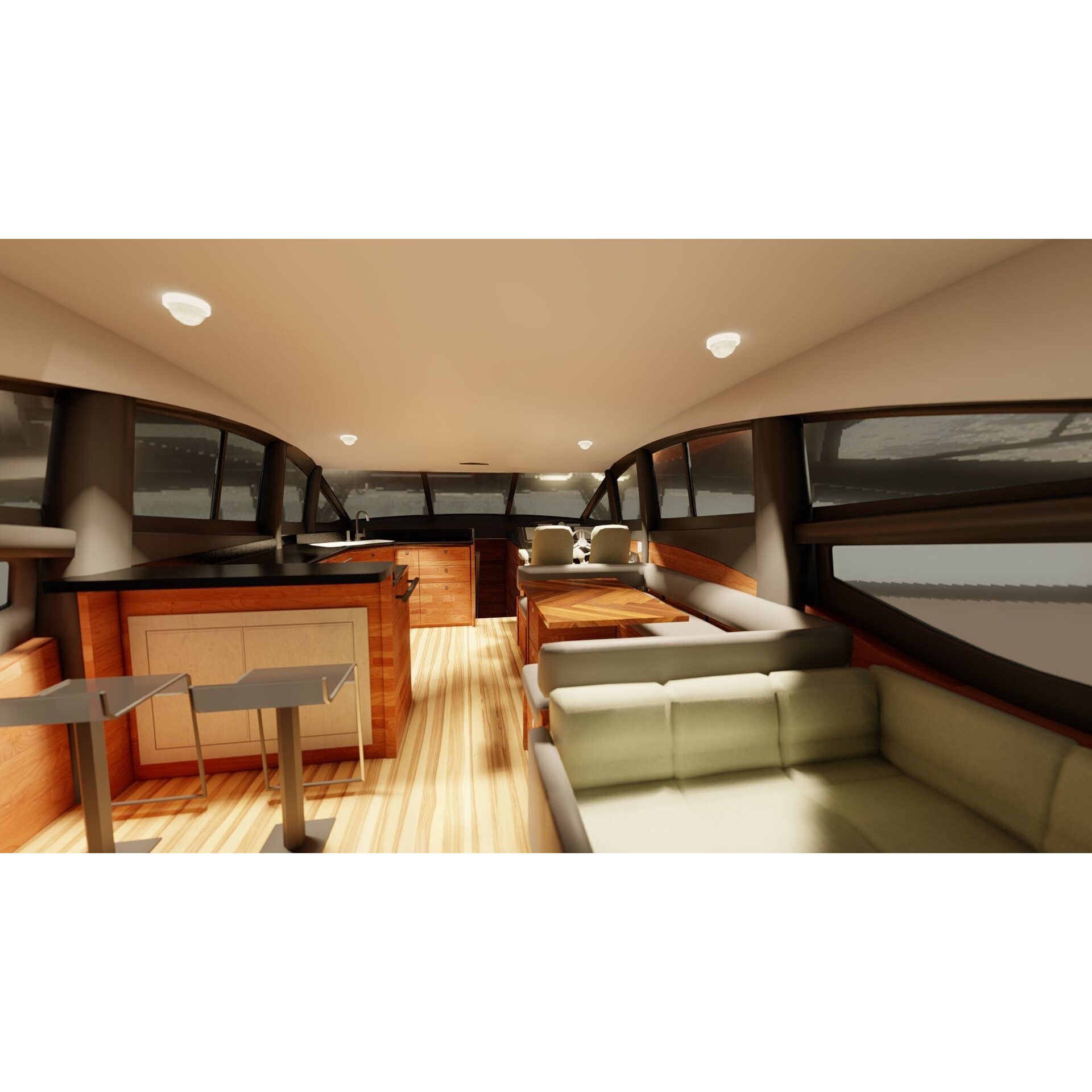 Luxury Yacht - Game-Ready 3D Model - View 44