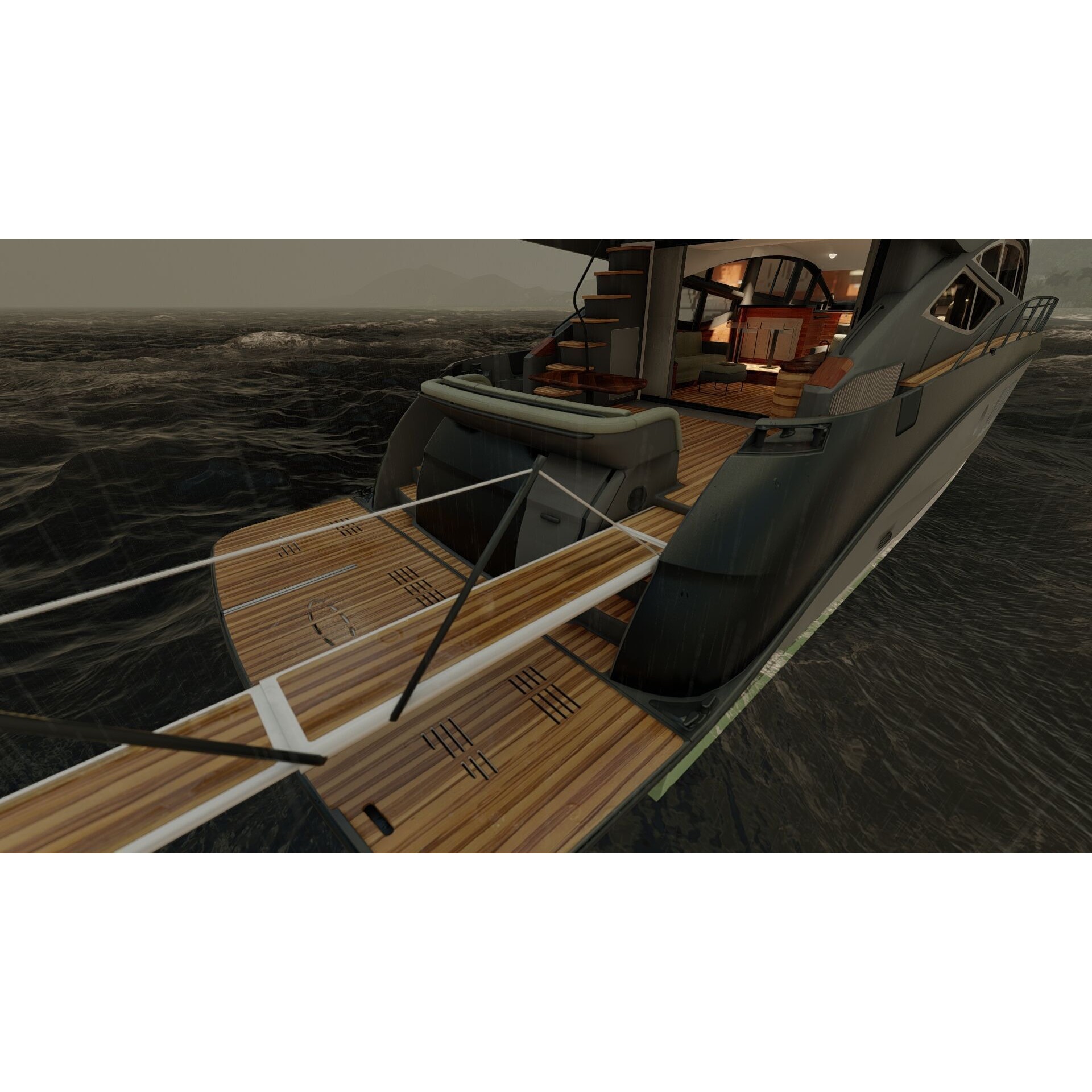 Luxury Yacht - Game-Ready 3D Model - View 46