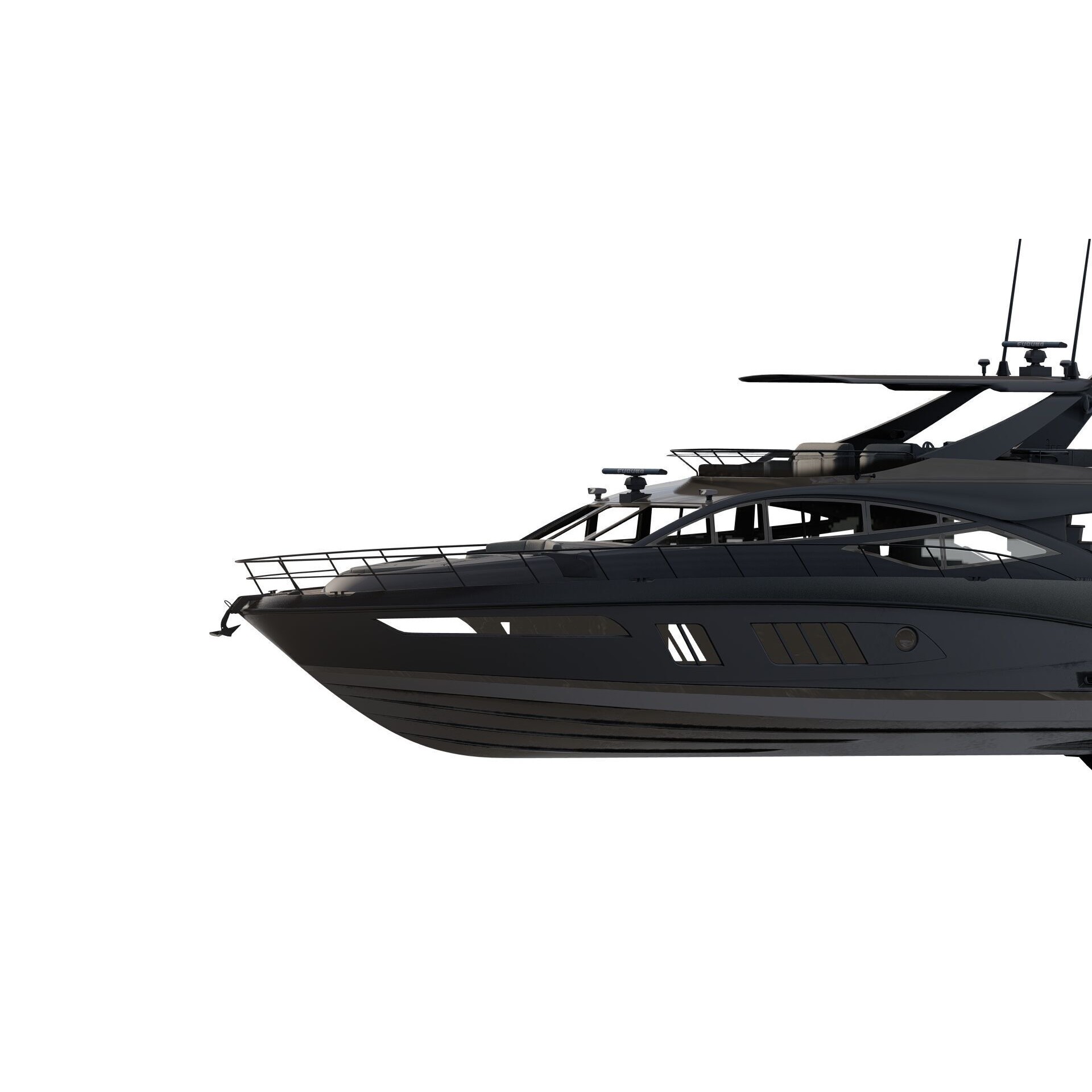 Luxury Yacht - Game-Ready 3D Model - View 5