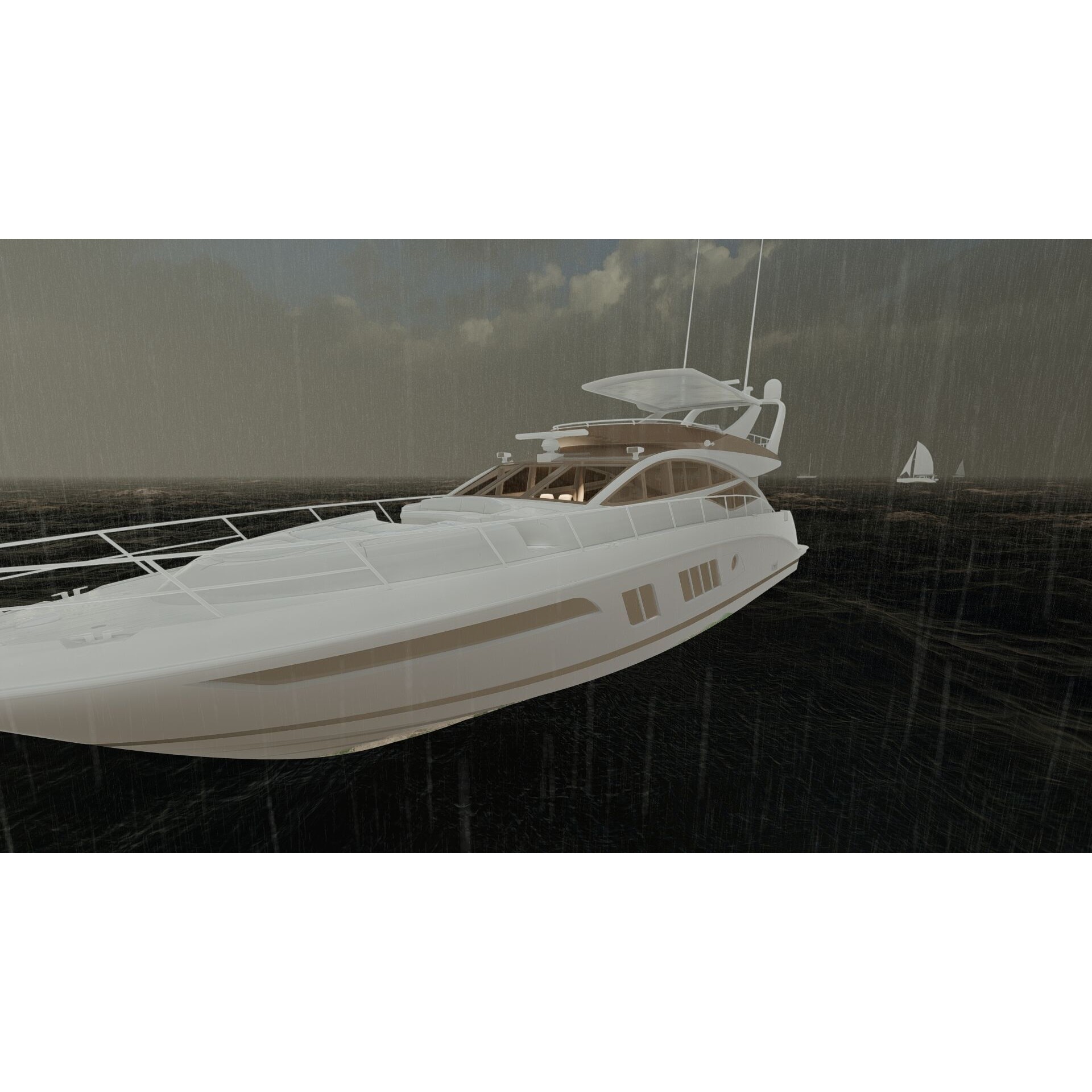 Luxury Yacht - Game-Ready 3D Model - View 50