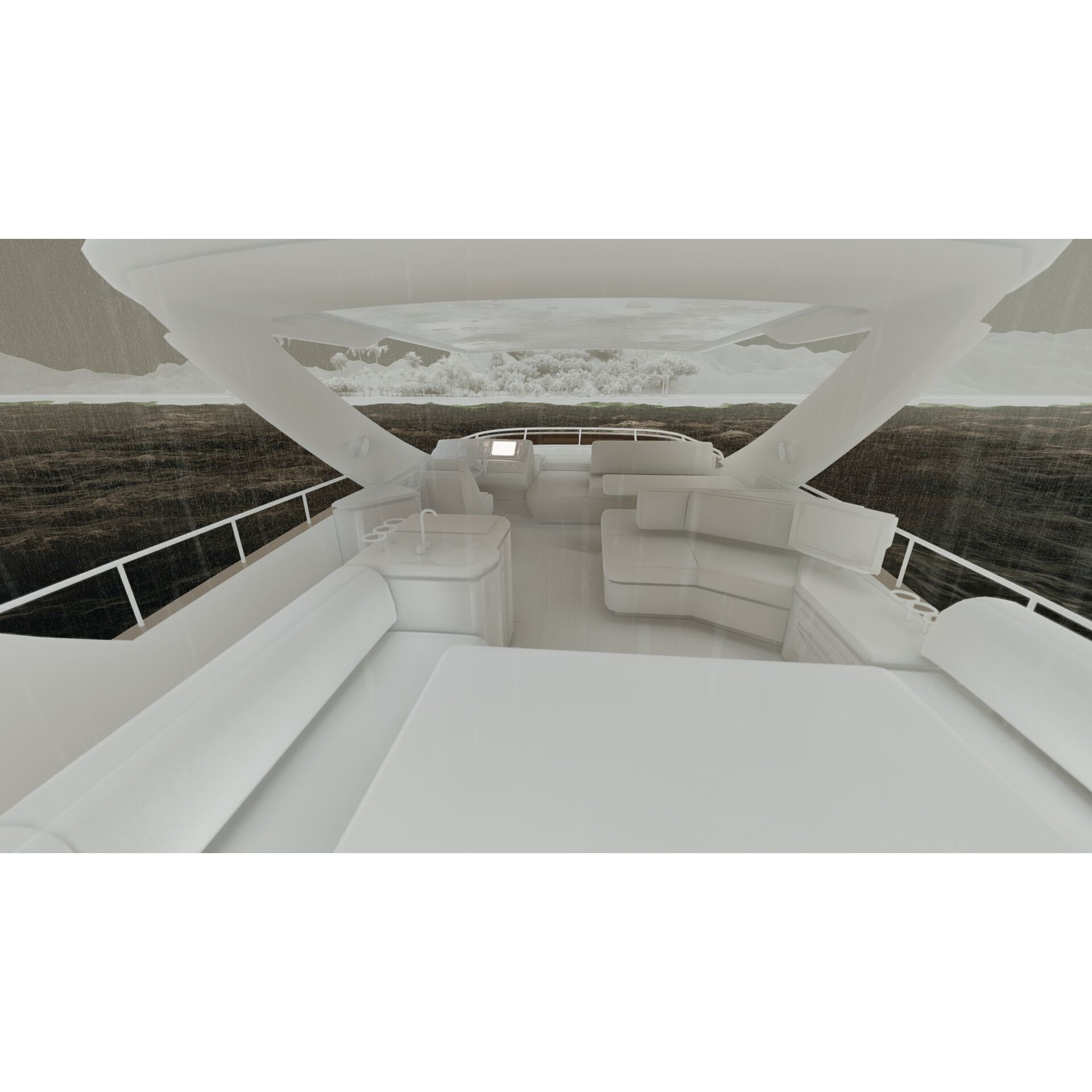 Luxury Yacht - Game-Ready 3D Model - View 52