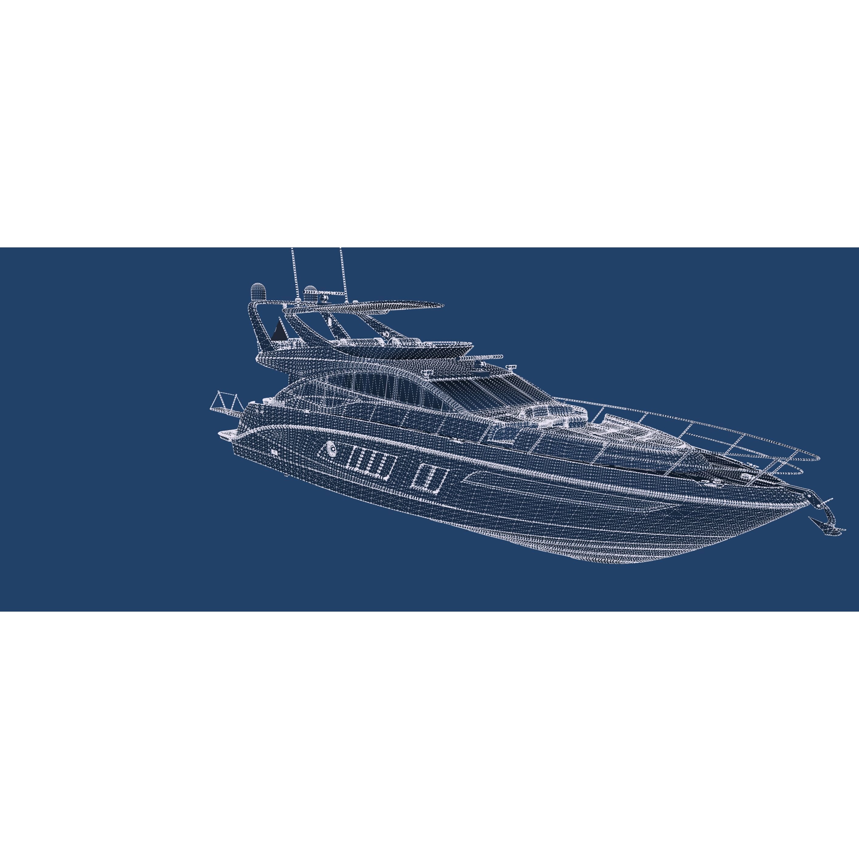 Luxury Yacht - Game-Ready 3D Model - View 54