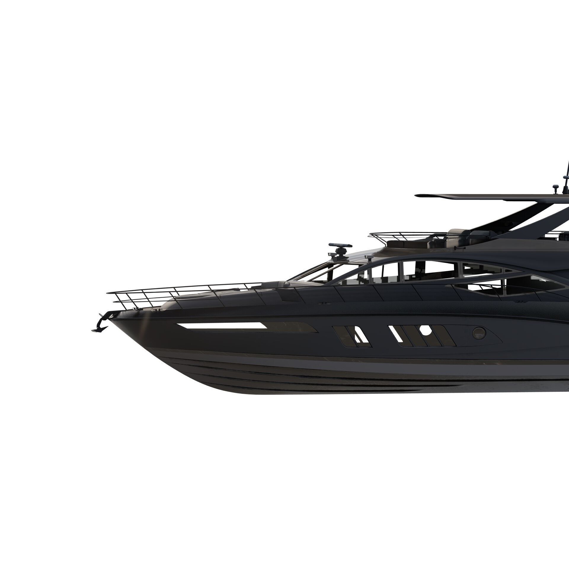 Luxury Yacht - Game-Ready 3D Model - View 6