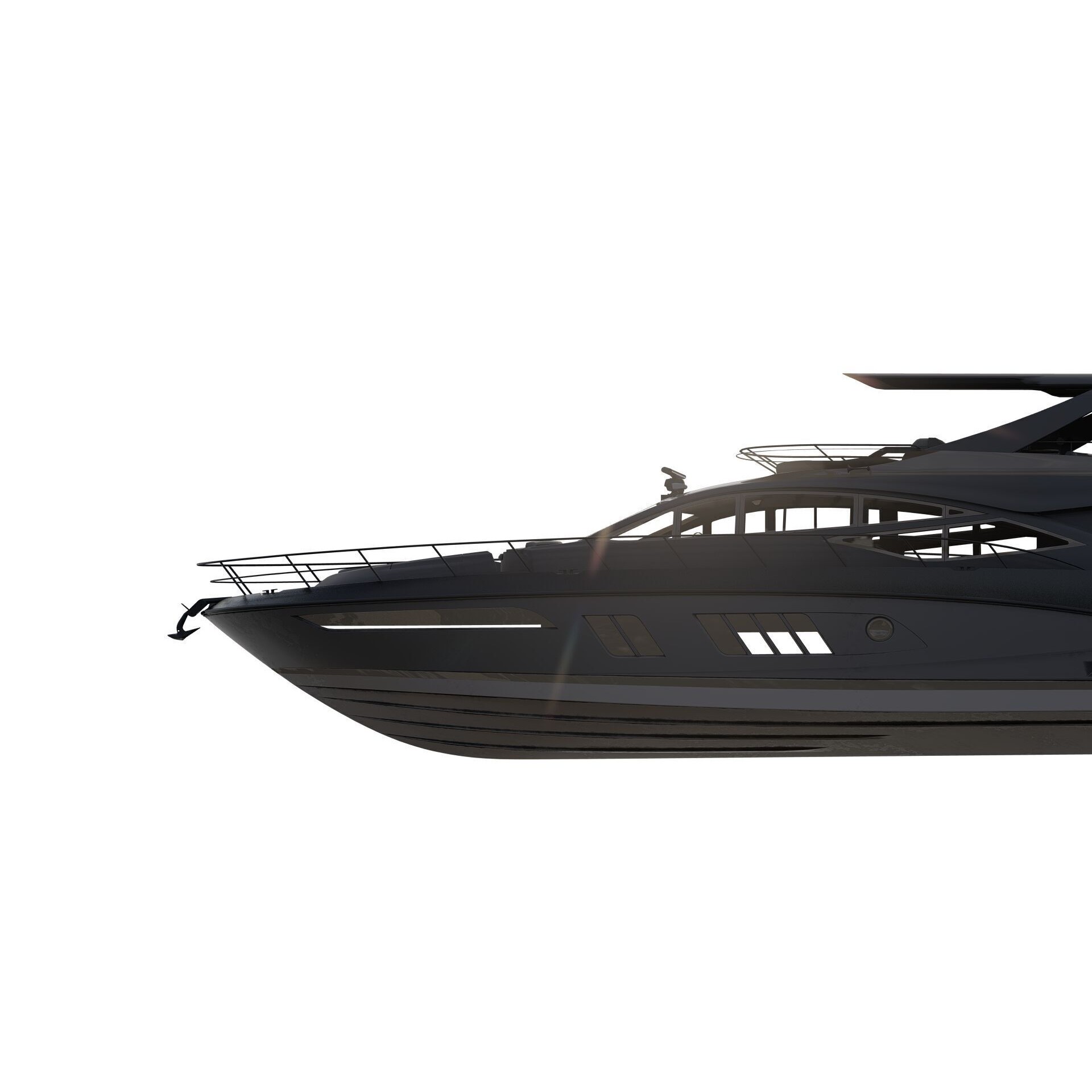 Luxury Yacht - Game-Ready 3D Model - View 7