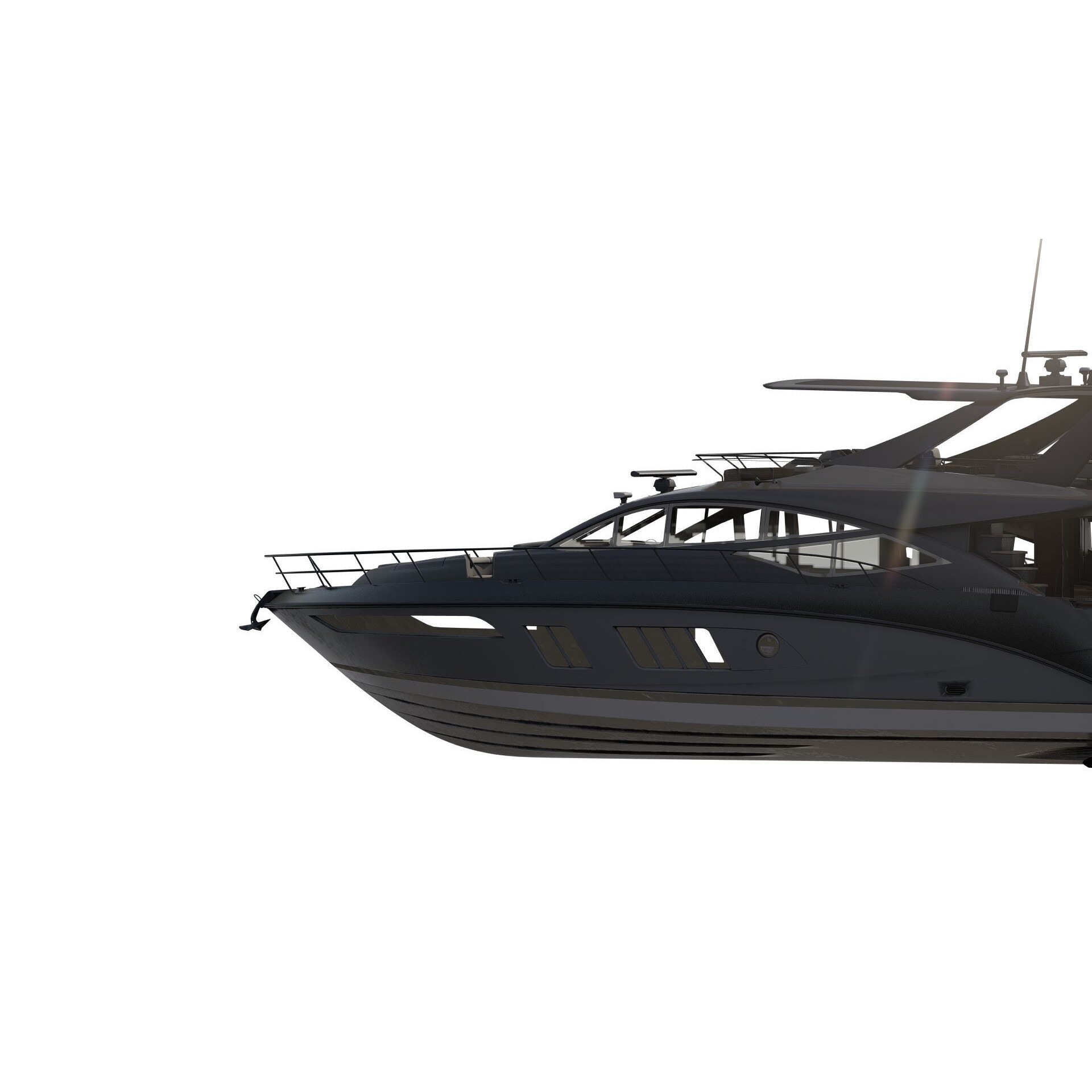 Luxury Yacht - Game-Ready 3D Model - View 8