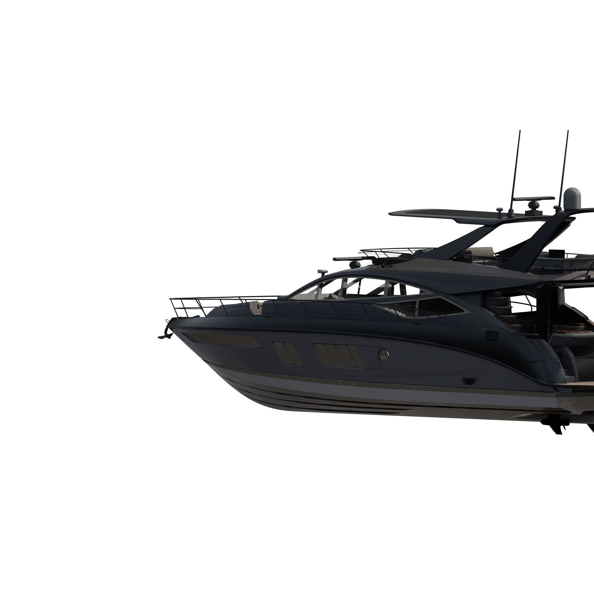 Luxury Yacht - Game-Ready 3D Model - View 9