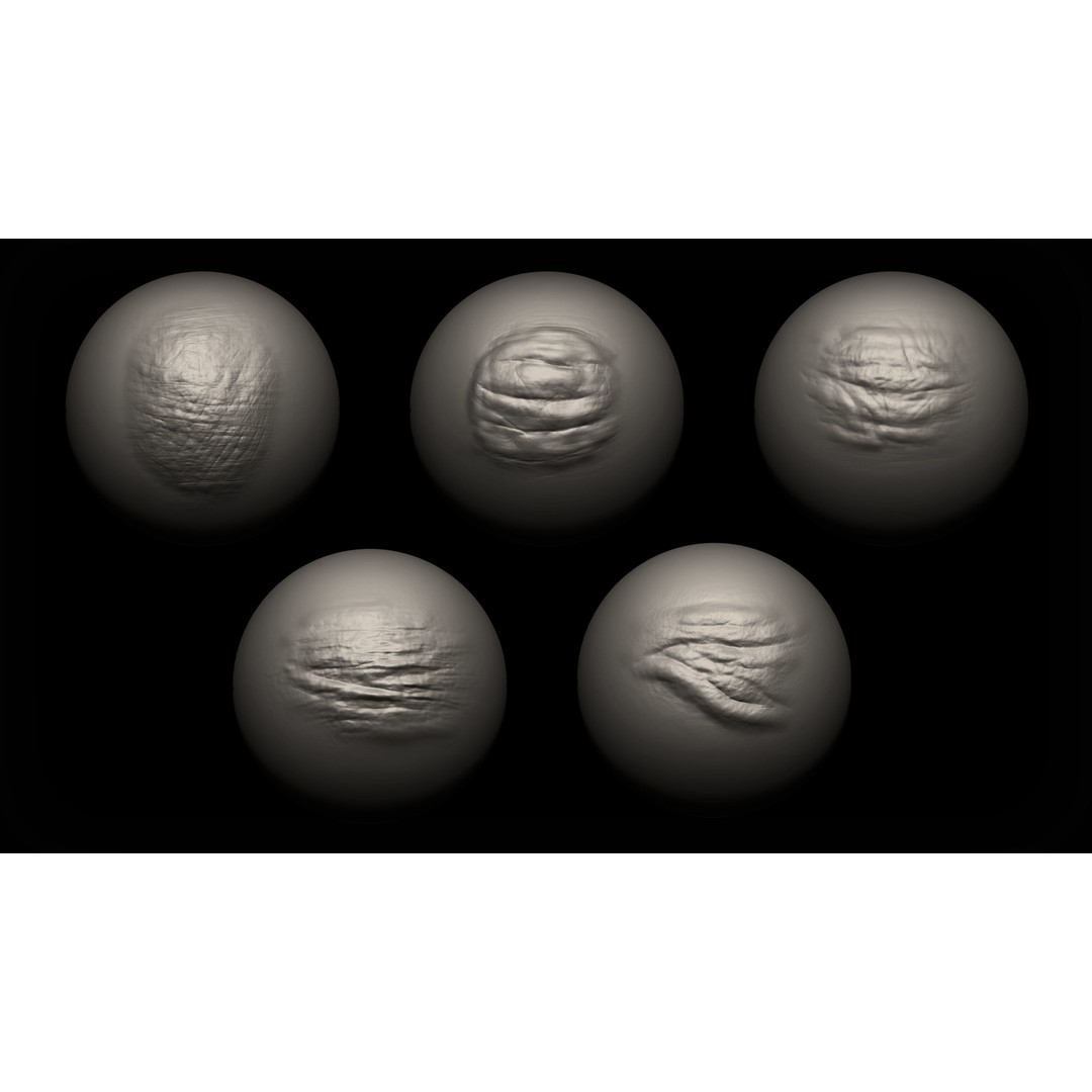 Hand Details 3D Model – Sculpted Brushes & Alphas for Zbrush - View 3