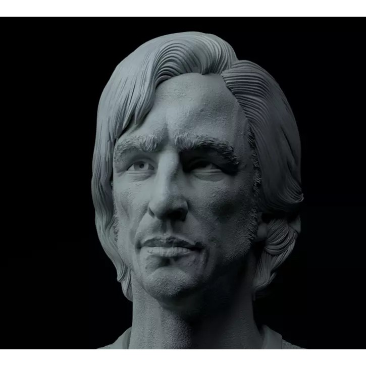 Johan Cruyff 3D Model – Premium Bust Sculpture for Printing