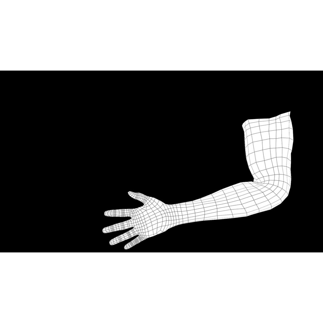 Rigged Realistic Human Hands 3D Model – PBR Textures, FBX Format - View 11