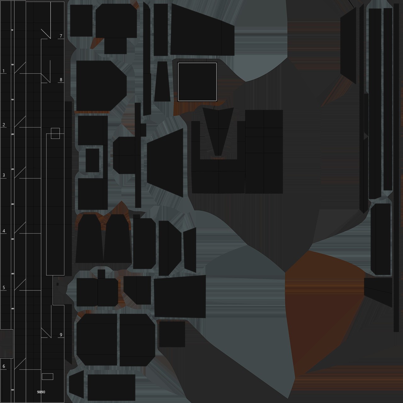 ITS Trieste Aircraft Carrier - Low-Poly Game-Ready 3D Model - View 21