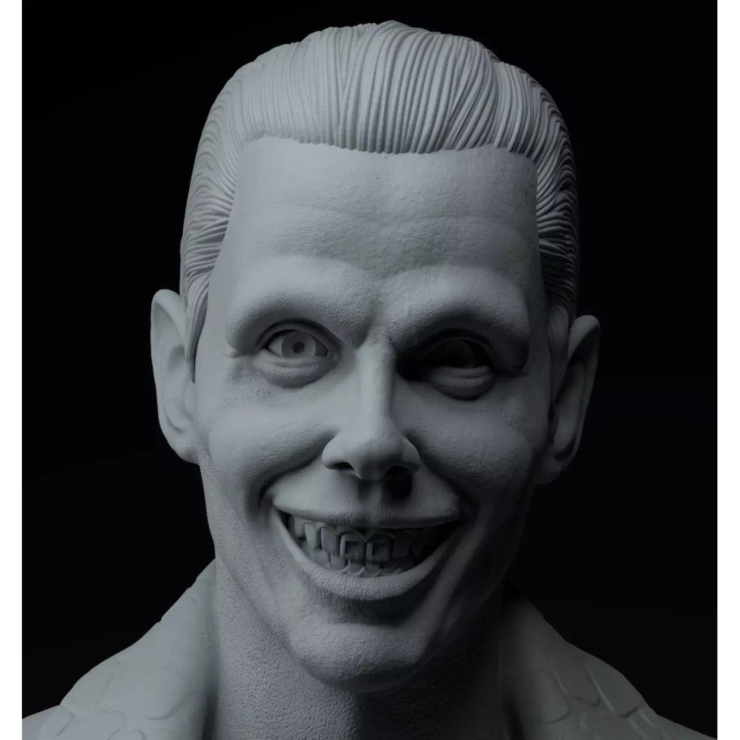 Harley Quinn & Joker 3D Model – Premium Dual Bust, Game-Ready - View 27