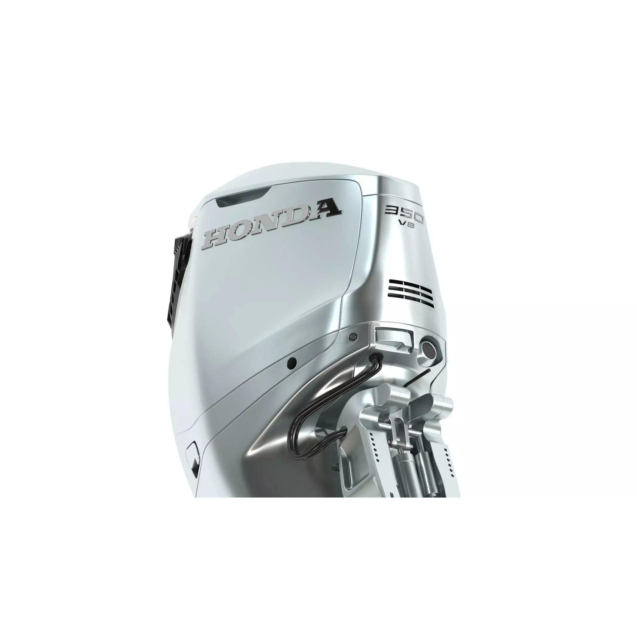 Honda BF350 V8 Outboard Engine - High-Poly 3D Model - View 10