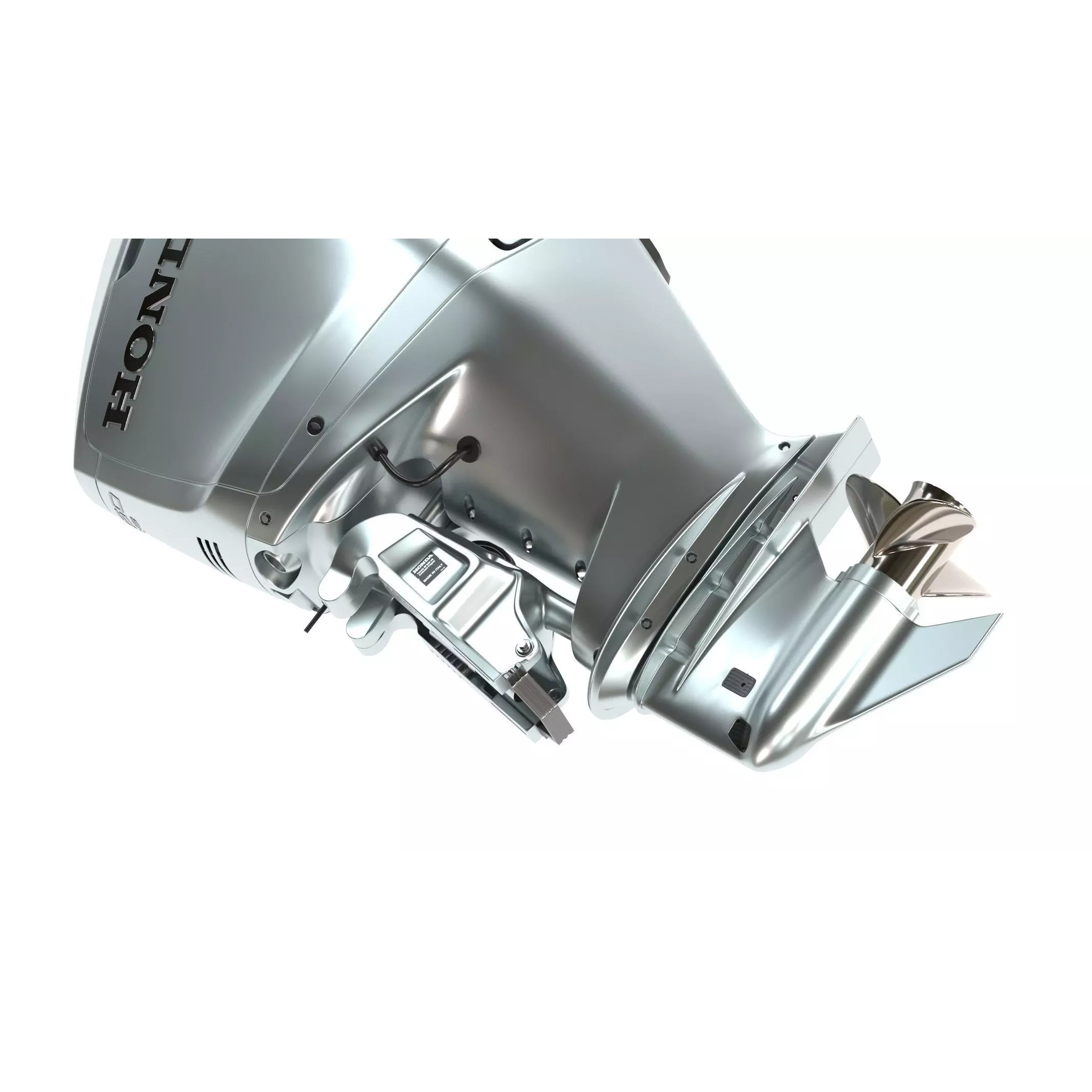 Honda BF350 V8 Outboard Engine - High-Poly 3D Model - View 19