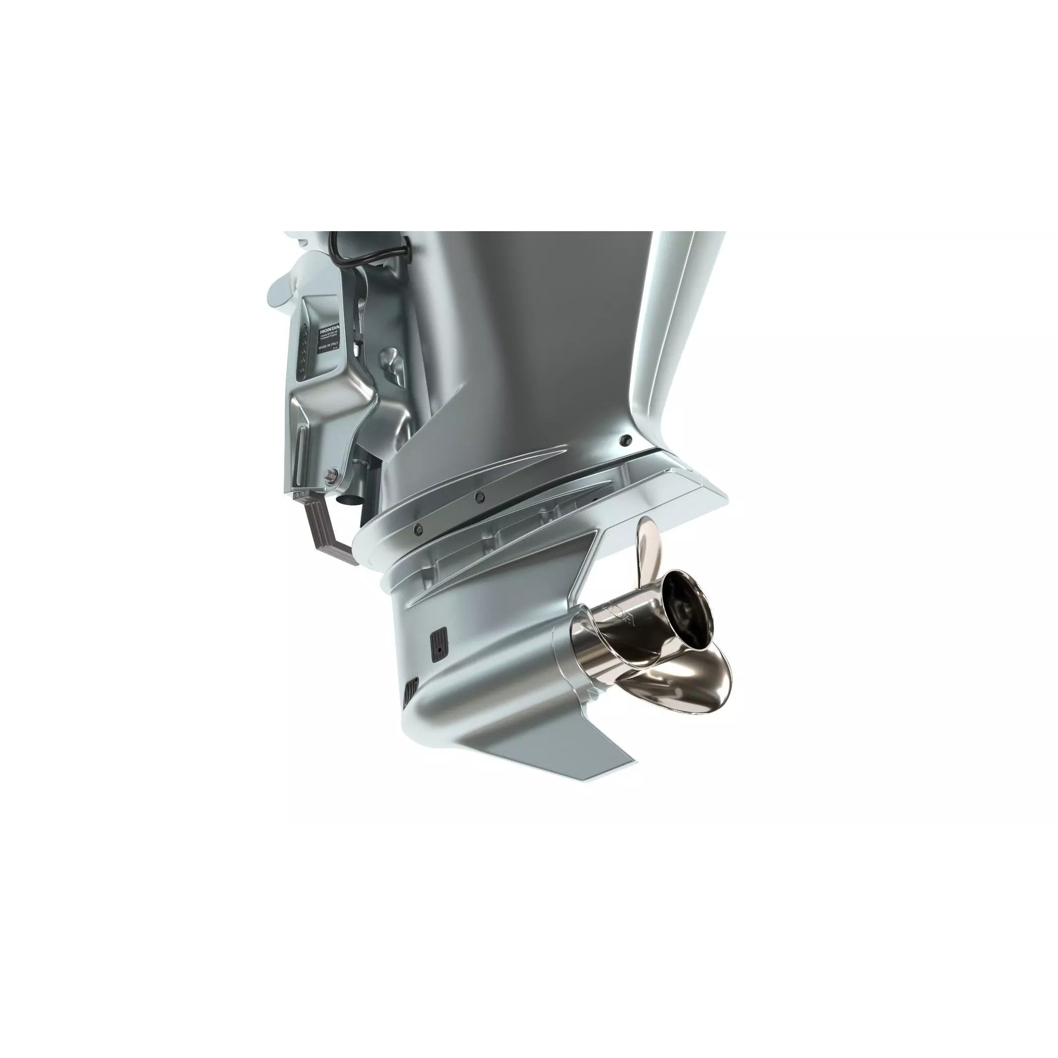 Honda BF350 V8 Outboard Engine - High-Poly 3D Model - View 9