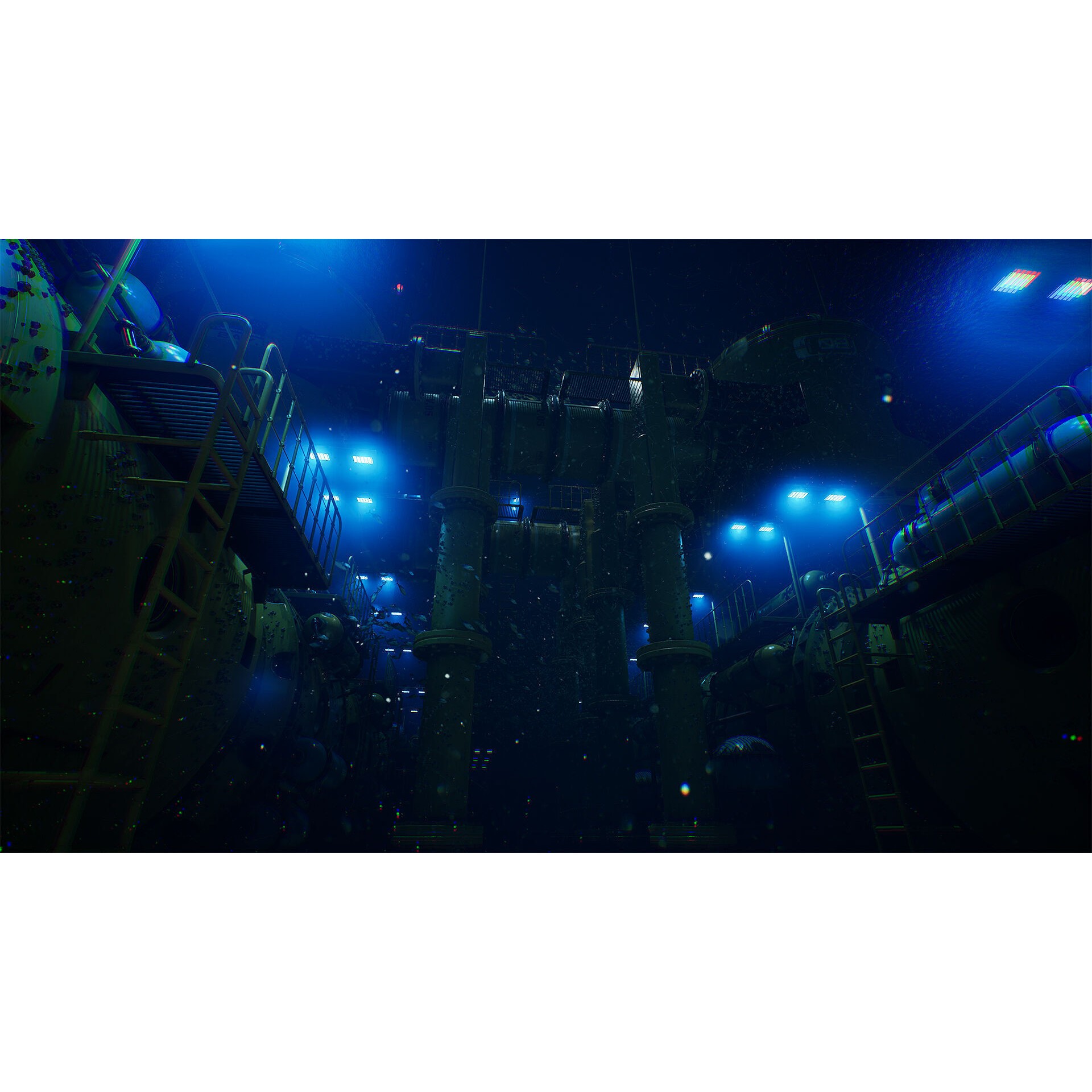 Deep Water Station - Low-Poly Game-Ready 3D Model - View 10