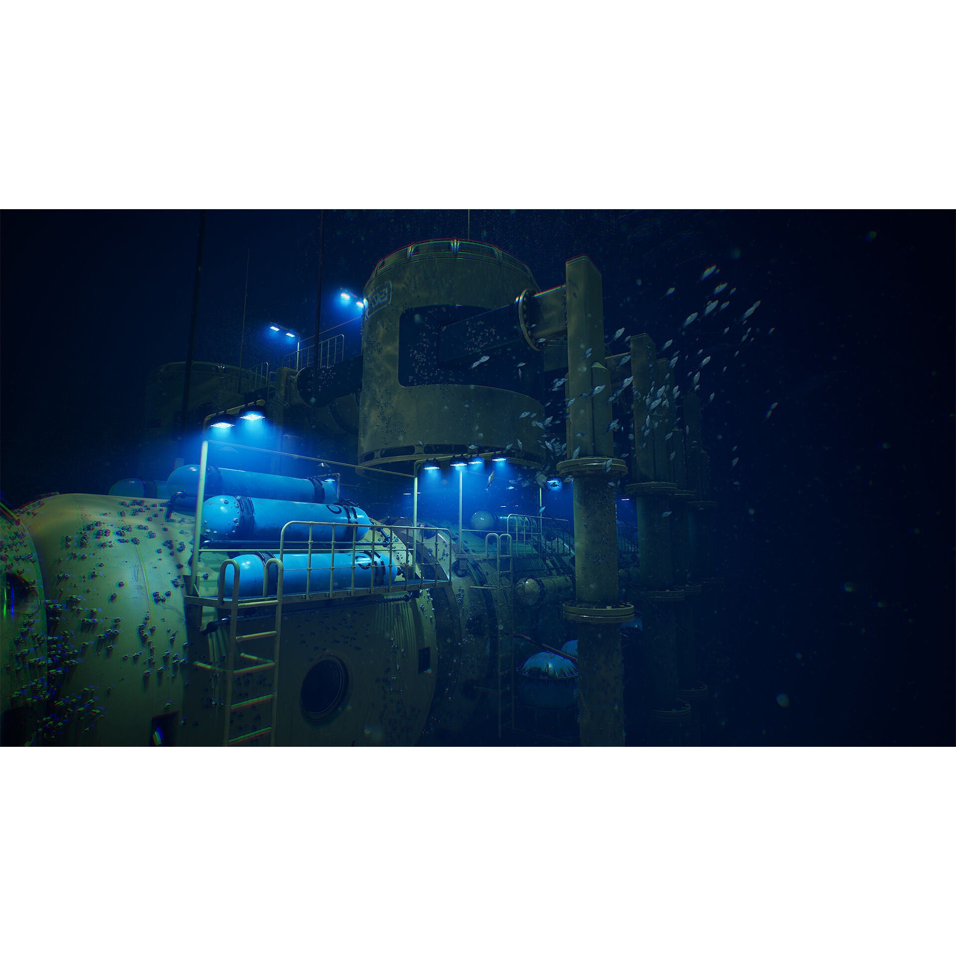 Deep Water Station - Low-Poly Game-Ready 3D Model - View 11
